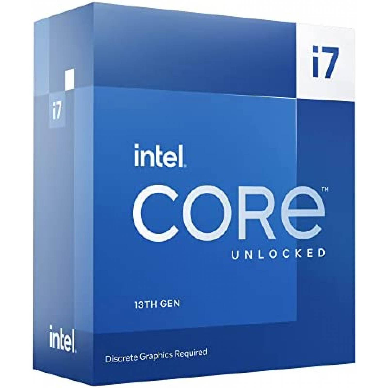 Procesador de CPU Intel Core i7-13700KF Hasta 5,8 GHz -Azul