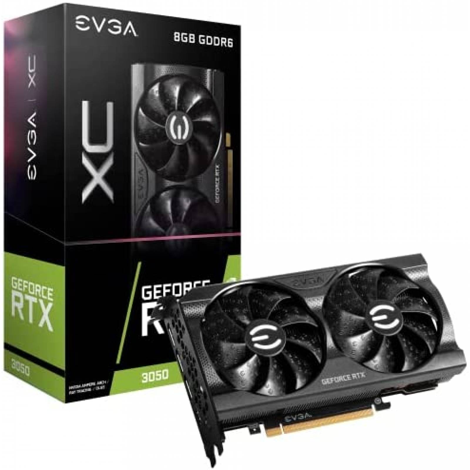 Tarjeta Grafica EVGA Nvidia GeForce RTX 3050 8GB GDDR6