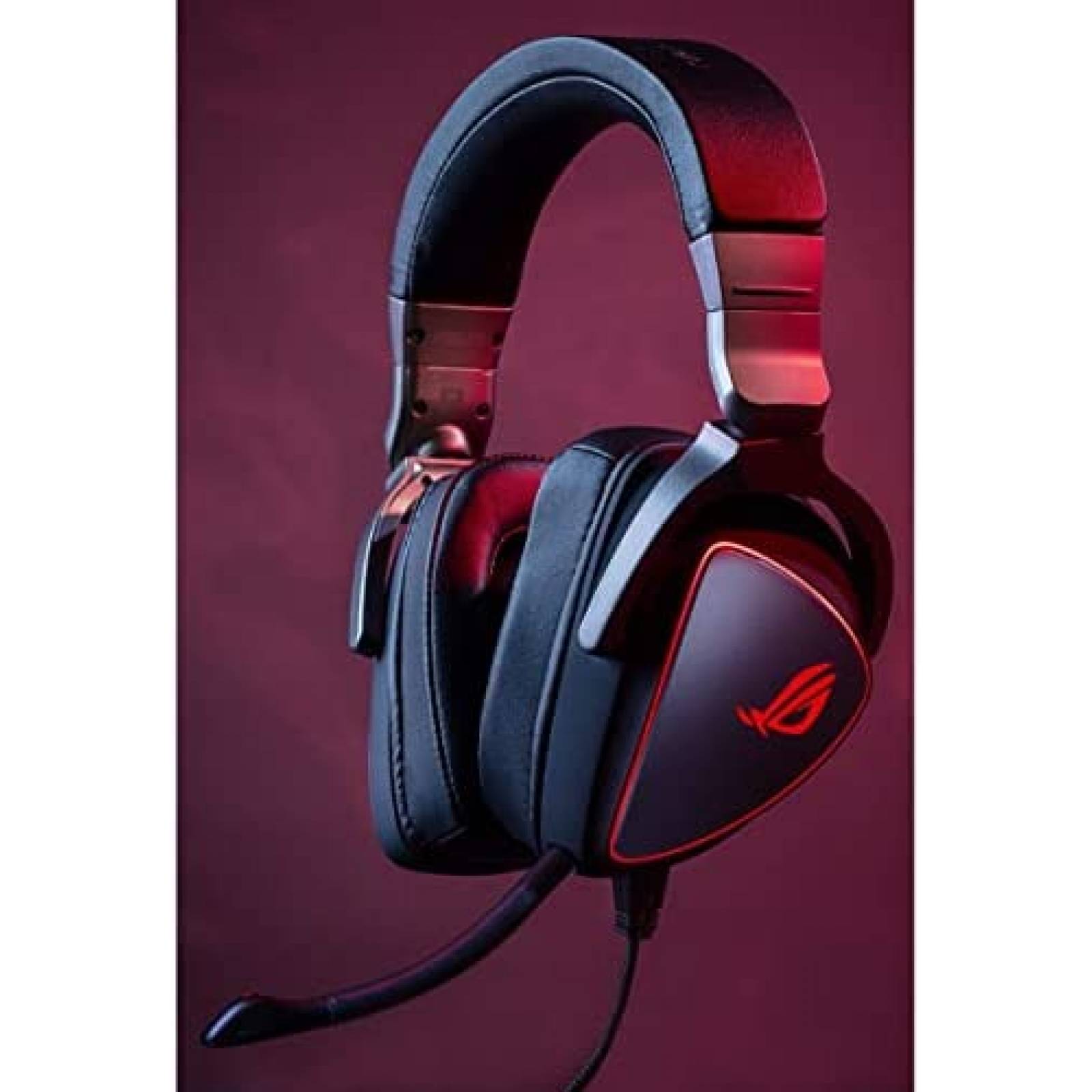 Headset Gamer ASUS Cancelacion de Ruido LED -Negro
