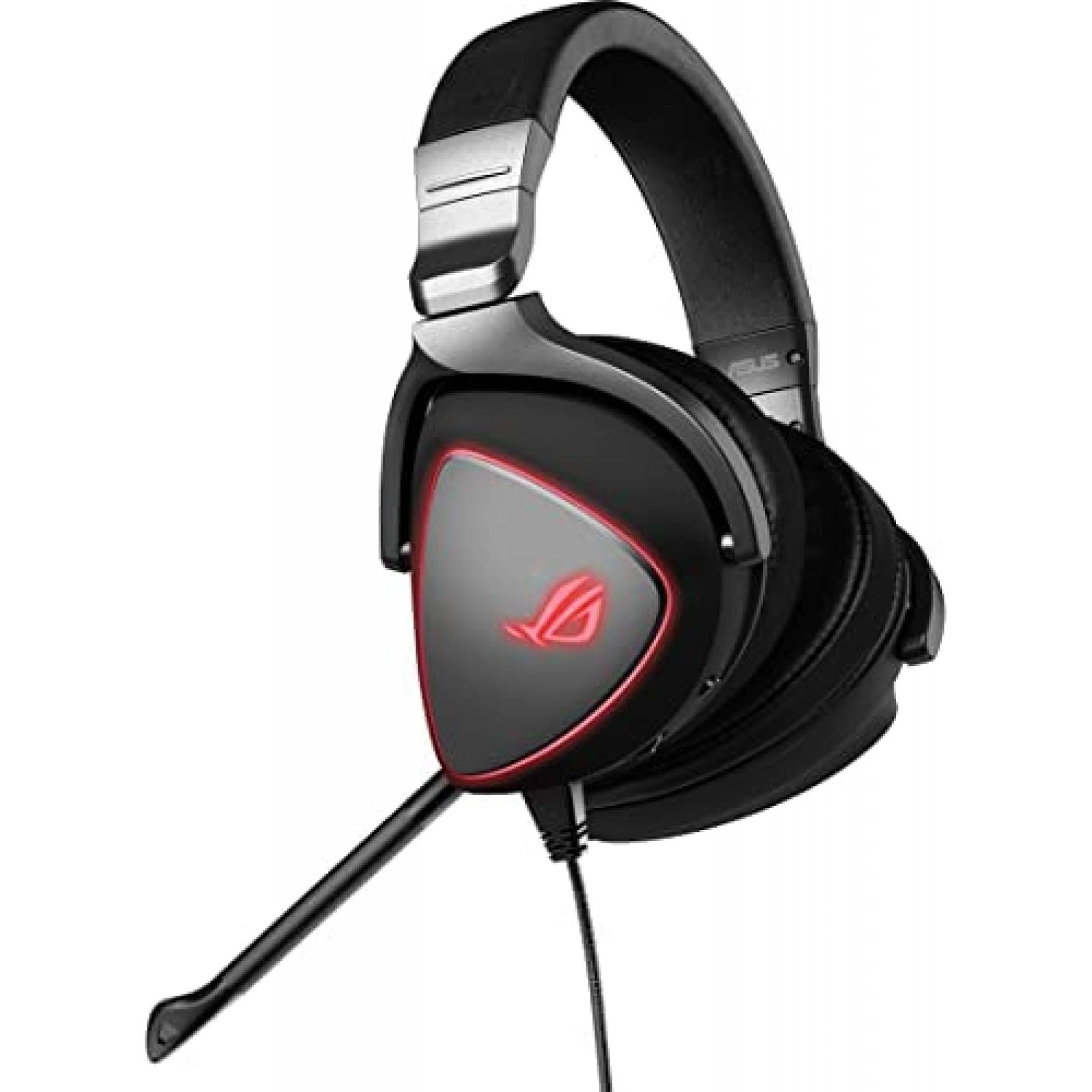 Headset Gamer ASUS Cancelacion de Ruido LED -Negro