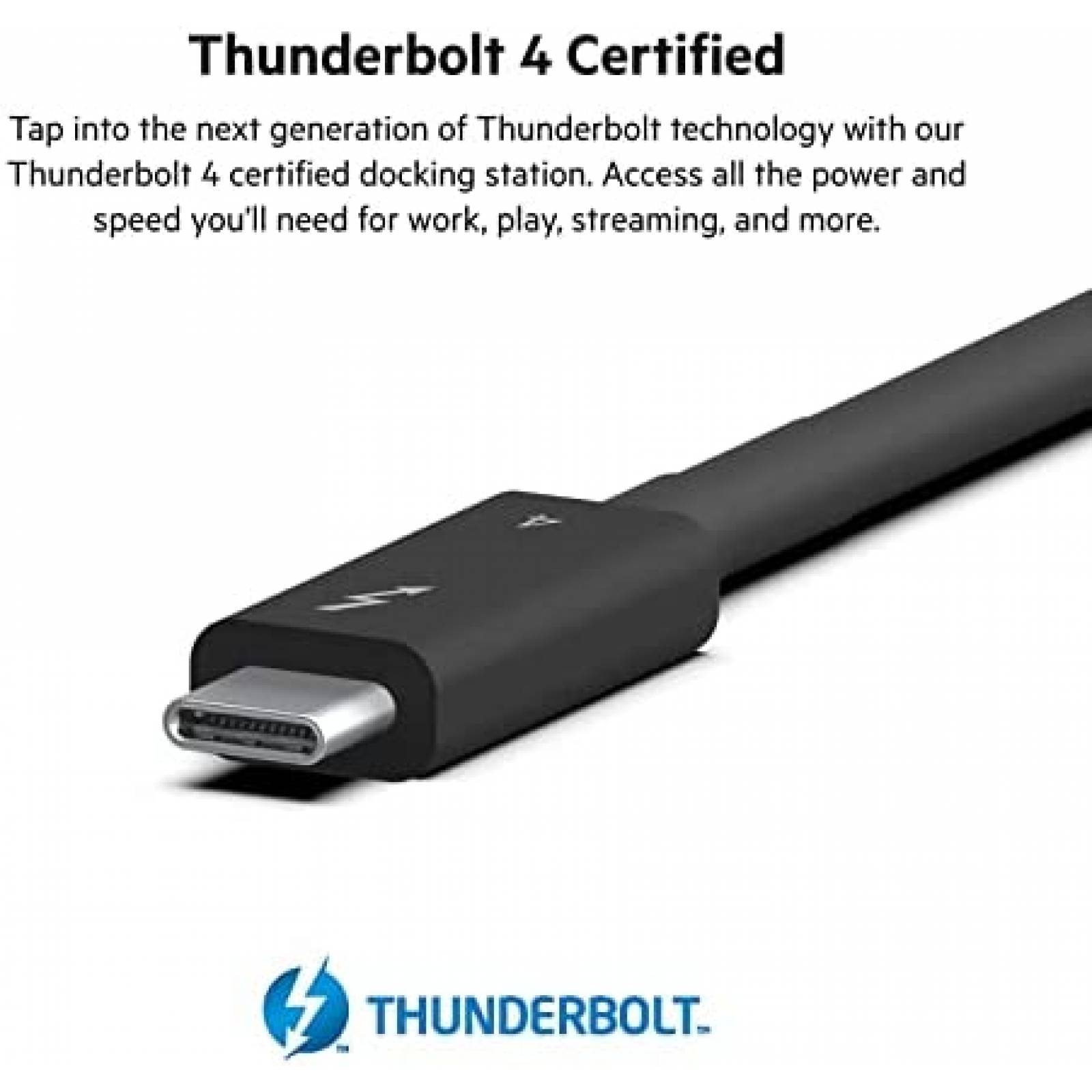 Docking Station Belkin 10 en 1 Thunderbolt HDMI LAN SD -Gris