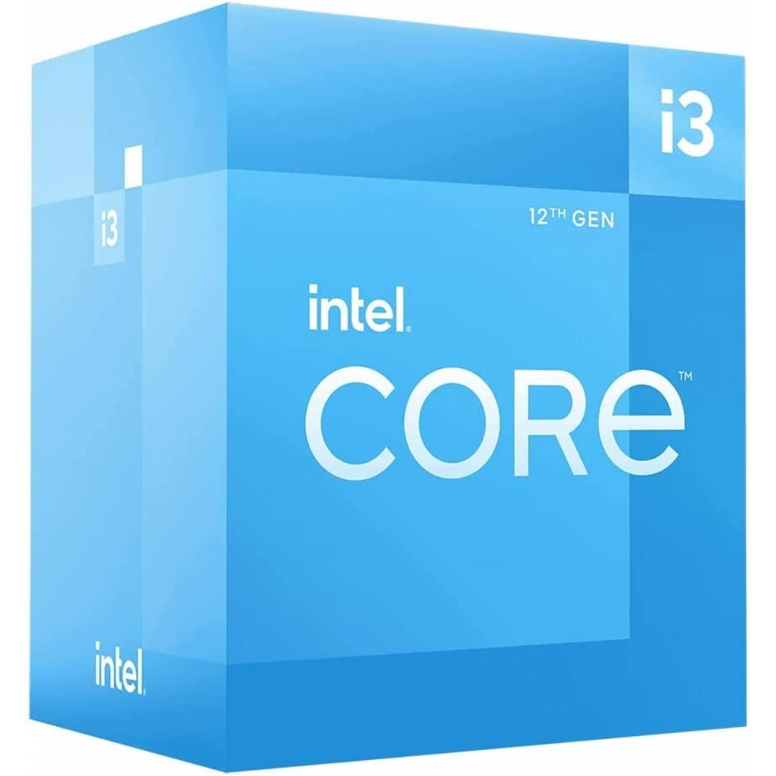 Procesador de CPU Intel Core i3-12100F Hasta 4,3 GHz -Azul