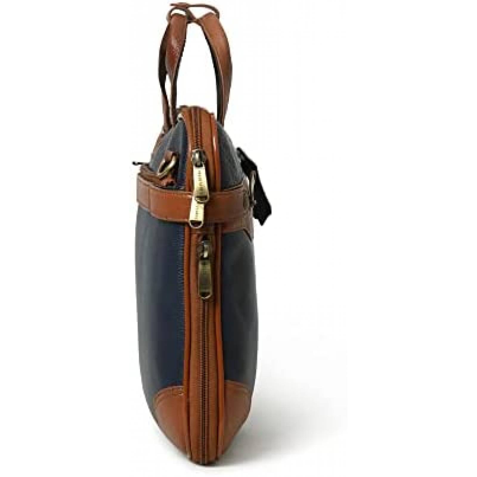 Maletin ADYAN De Cuero Para Hombre y Mujer De Viaje -Azul