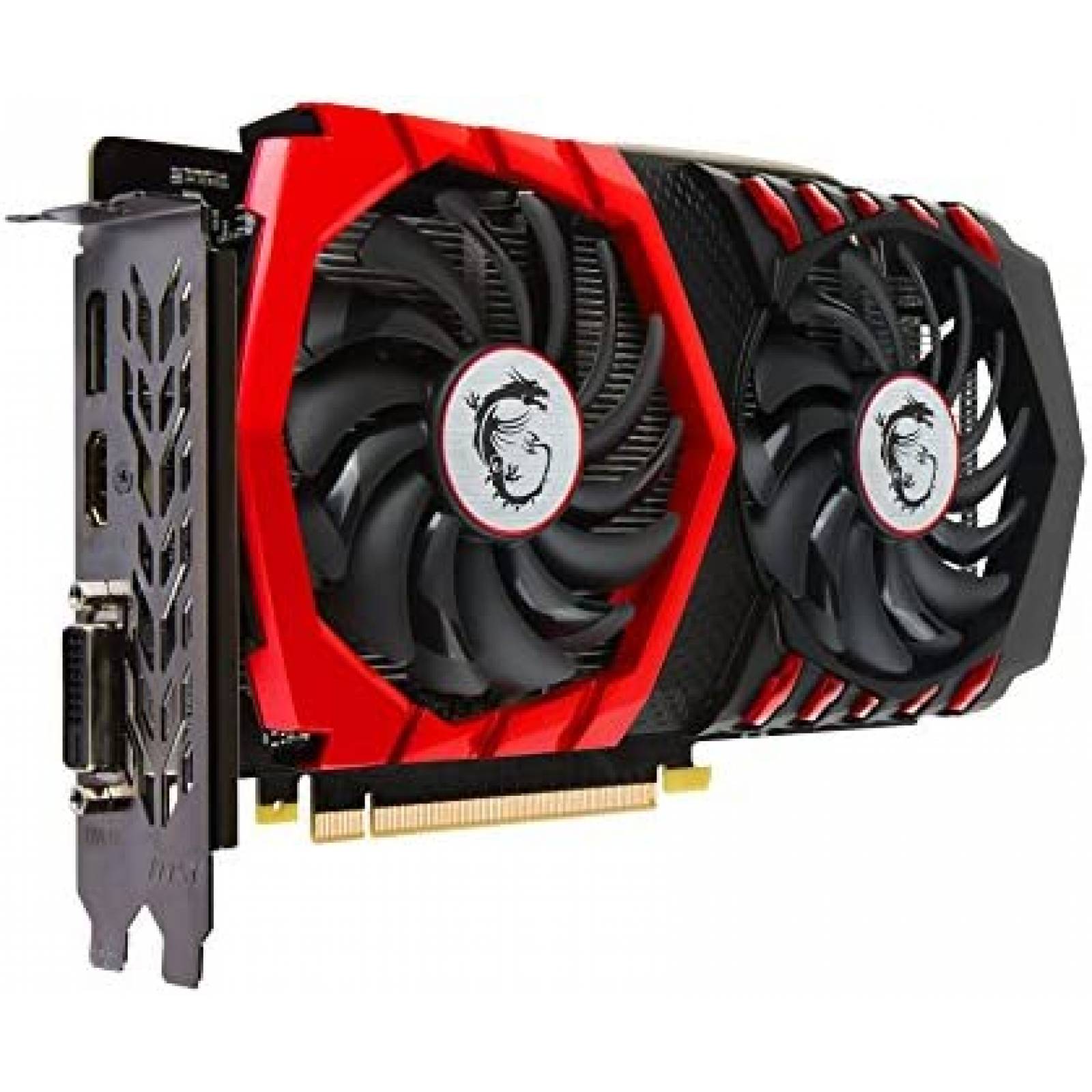 Tarjeta de Video MSI GeForce GTX 1050Ti 4GB GDDR5 3.0 -Rojo