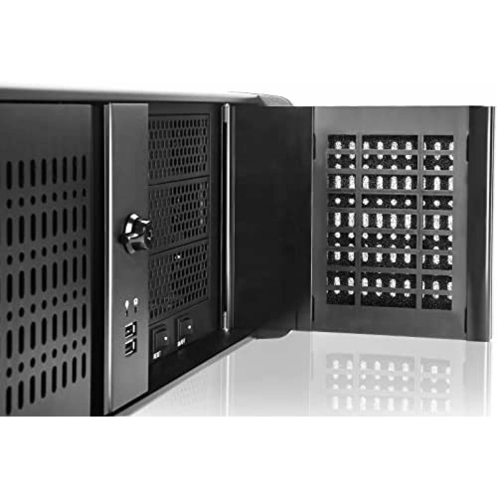 Chasis De Servidor De Montaje RACKCHOICE Aluminio -Negro