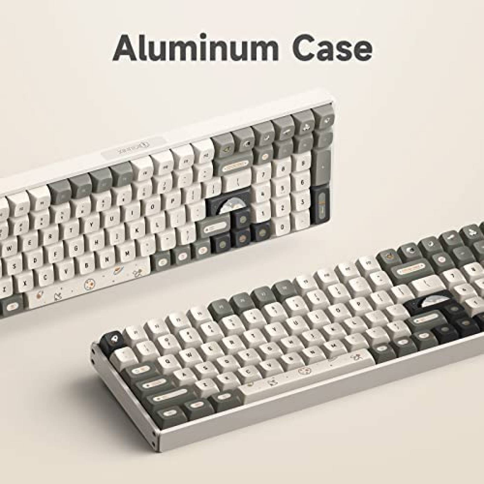 Teclado Mecanico IQUNIX F97 96% 100 Teclas Inalambrico -Gris