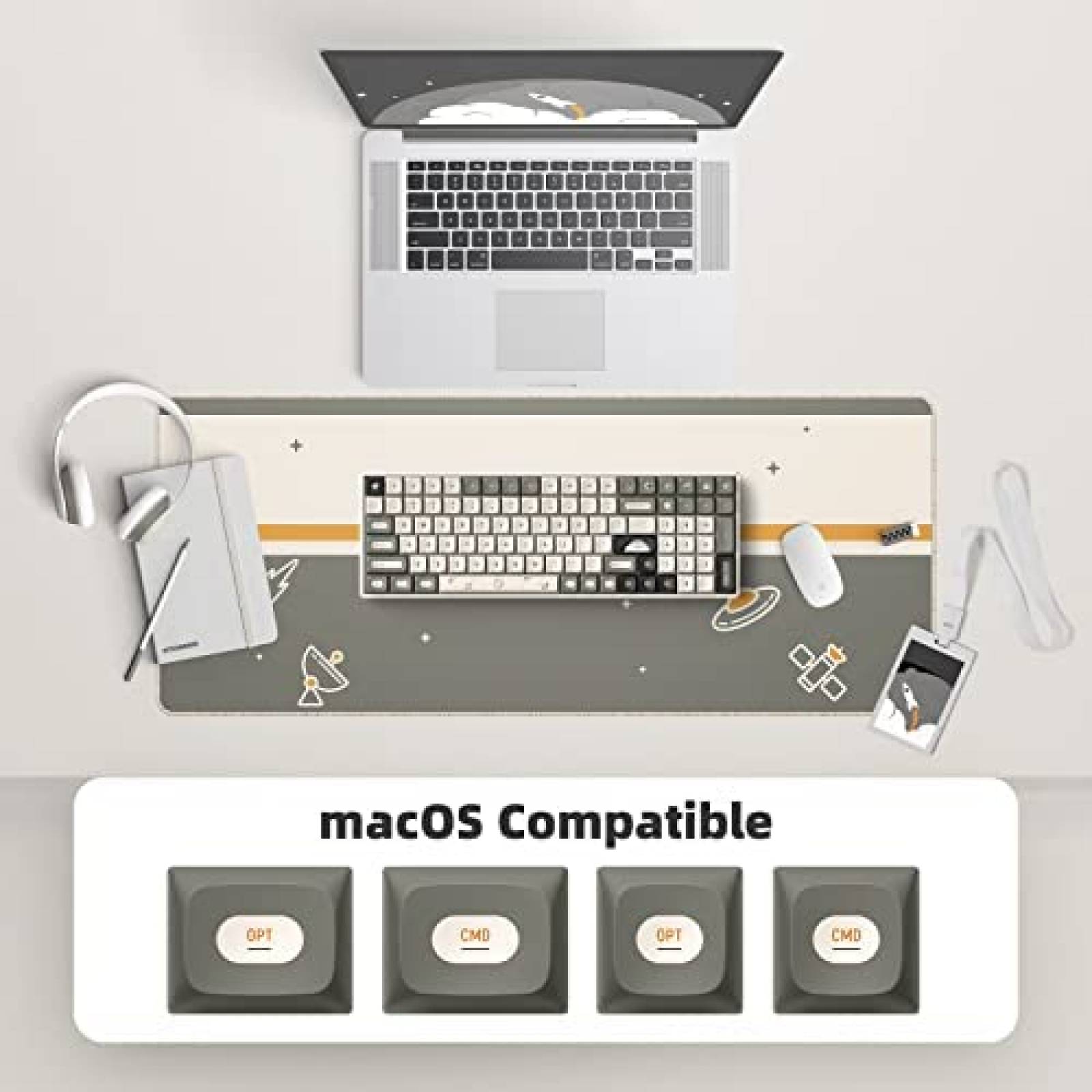 Teclado Mecanico IQUNIX F97 96% 100 Teclas Inalambrico -Gris