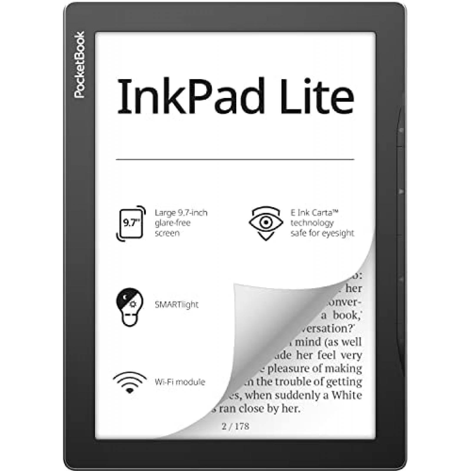 Lector Electronico PocketBook InkPad Lite 9.7'' 8GB -Negro