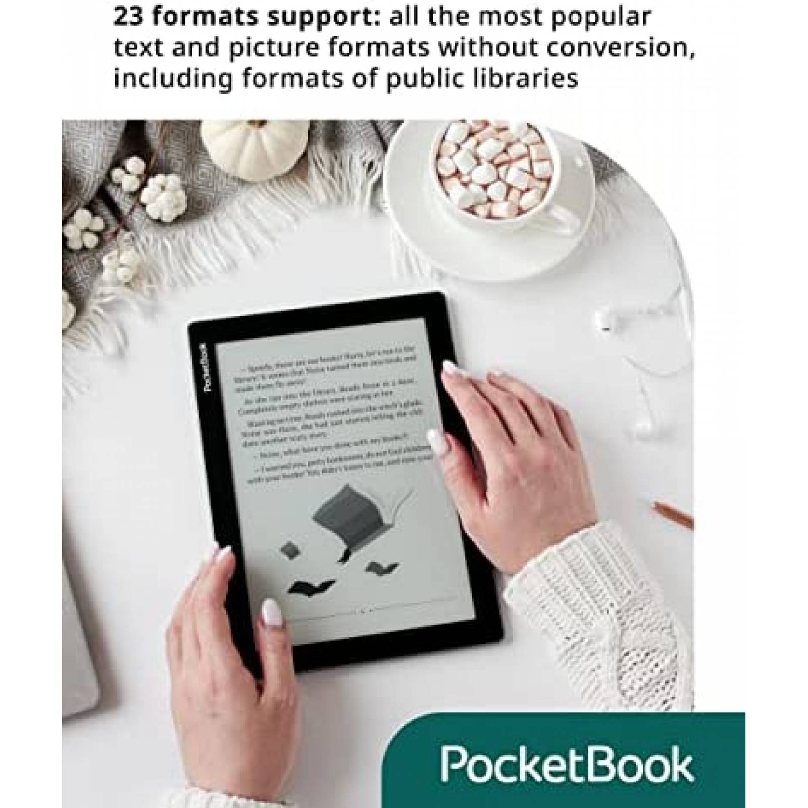 Lector Electronico PocketBook InkPad Lite 9.7'' 8GB -Negro