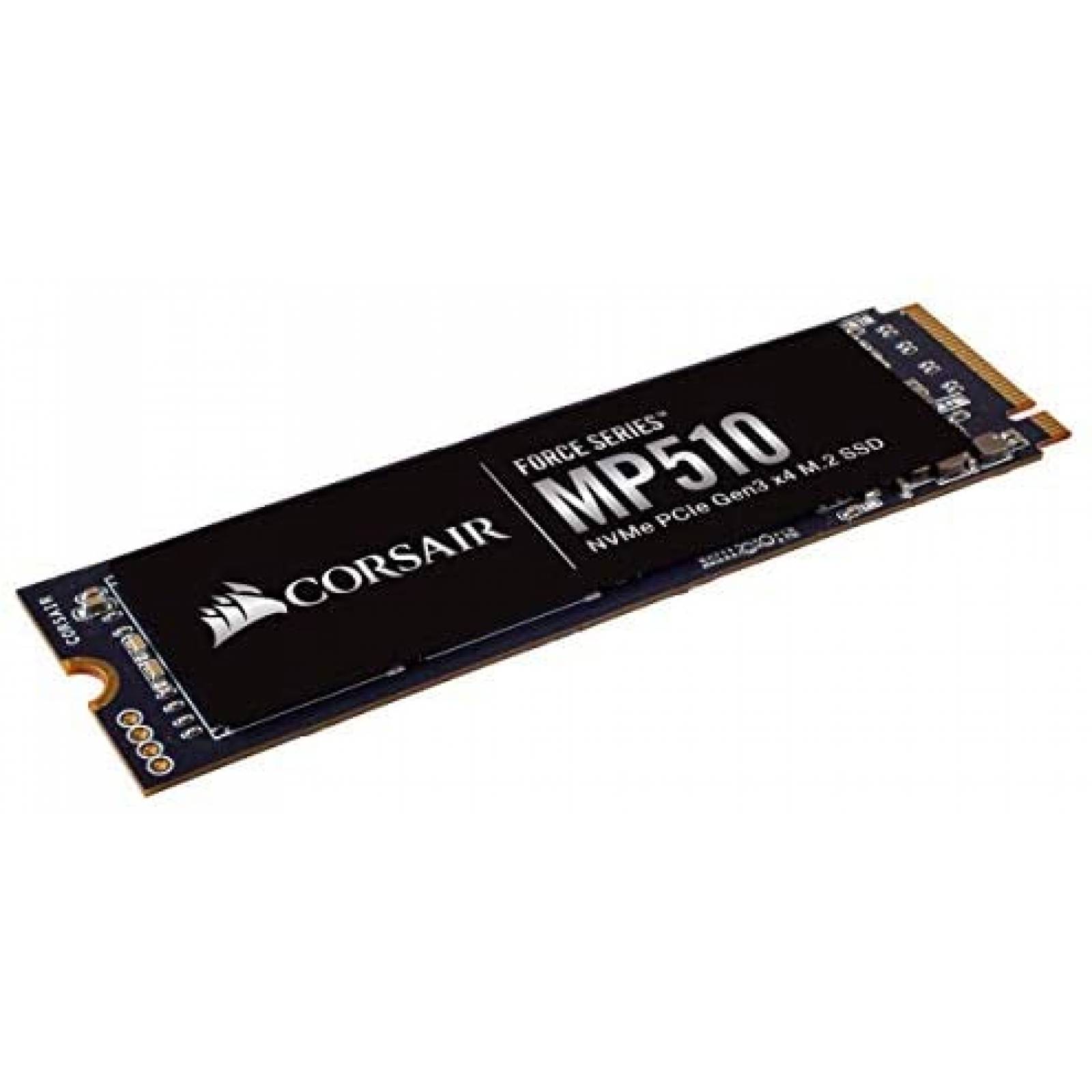 Disco SSD M.2 Corsair Force MP510 4TB NVMe PCle Gen3 -Negro