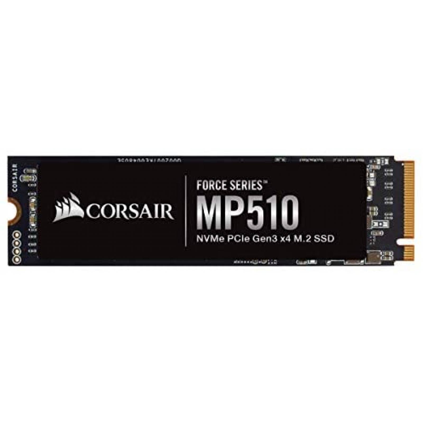 Disco SSD M.2 Corsair Force MP510 4TB NVMe PCle Gen3 -Negro