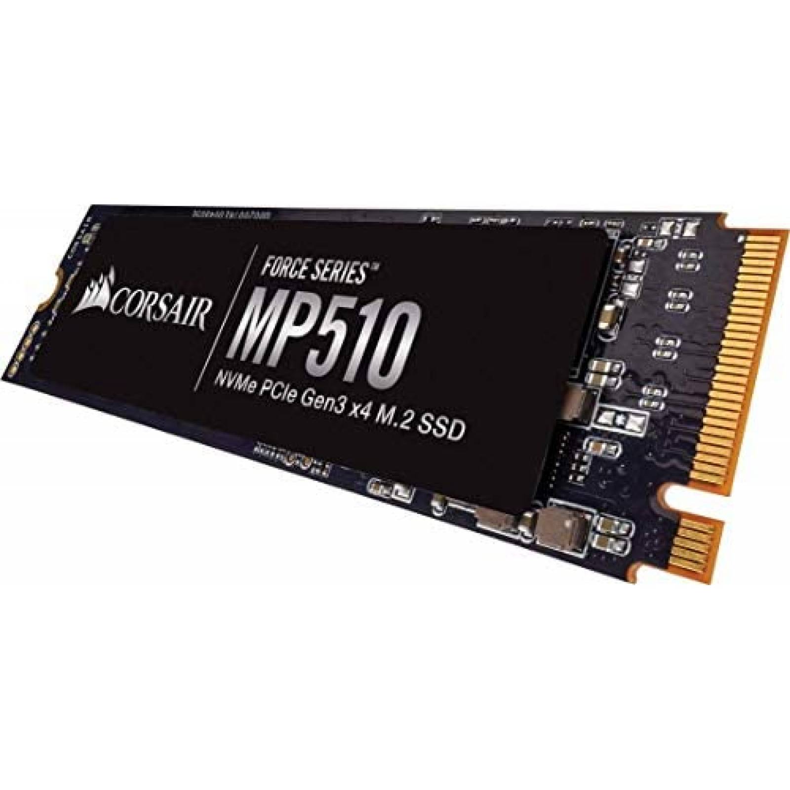 Disco SSD M.2 Corsair Force MP510 4TB NVMe PCle Gen3 -Negro