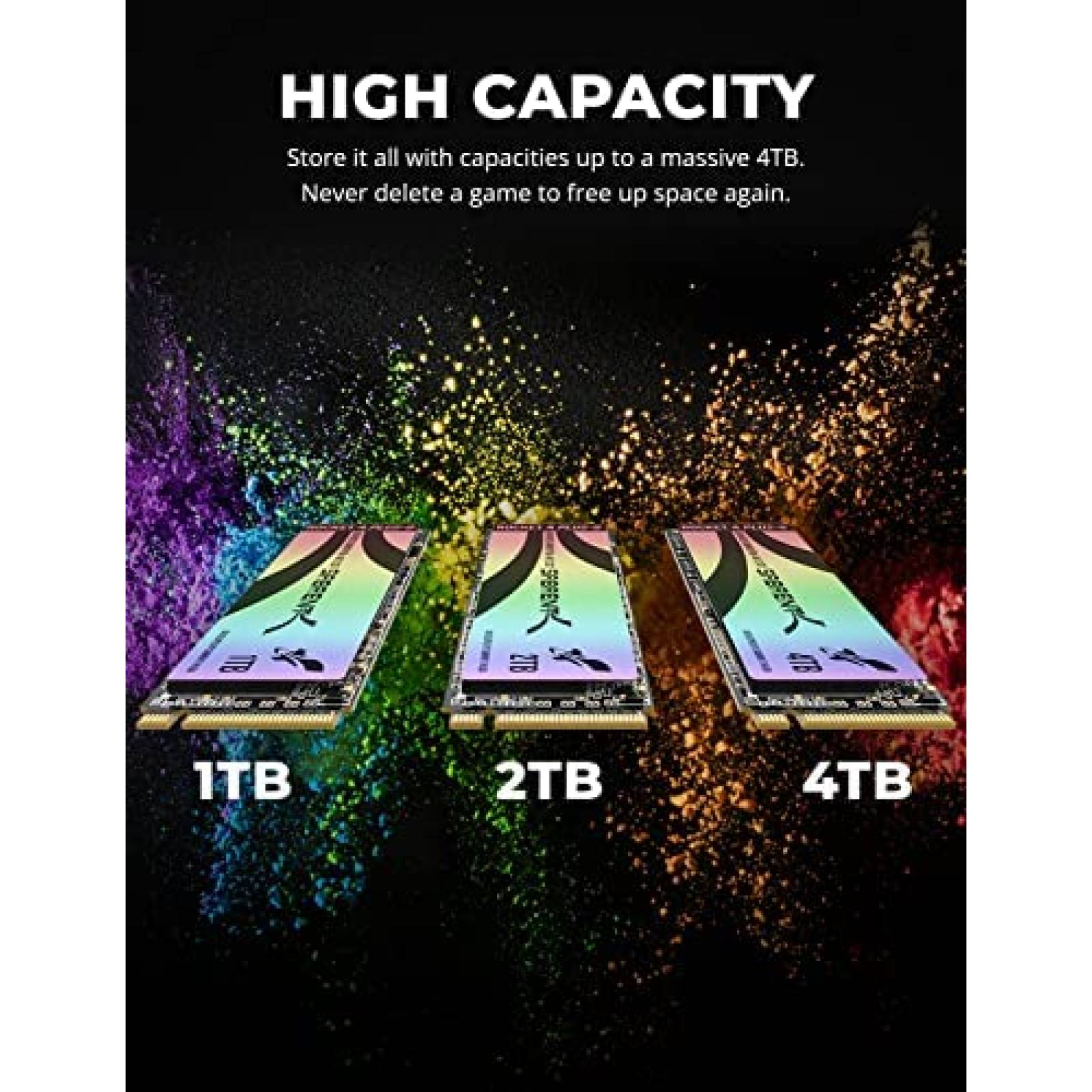 Disco Solido SSD SABRENT Rocket 4 PlusG 2TB Gaming PCIe NVMe