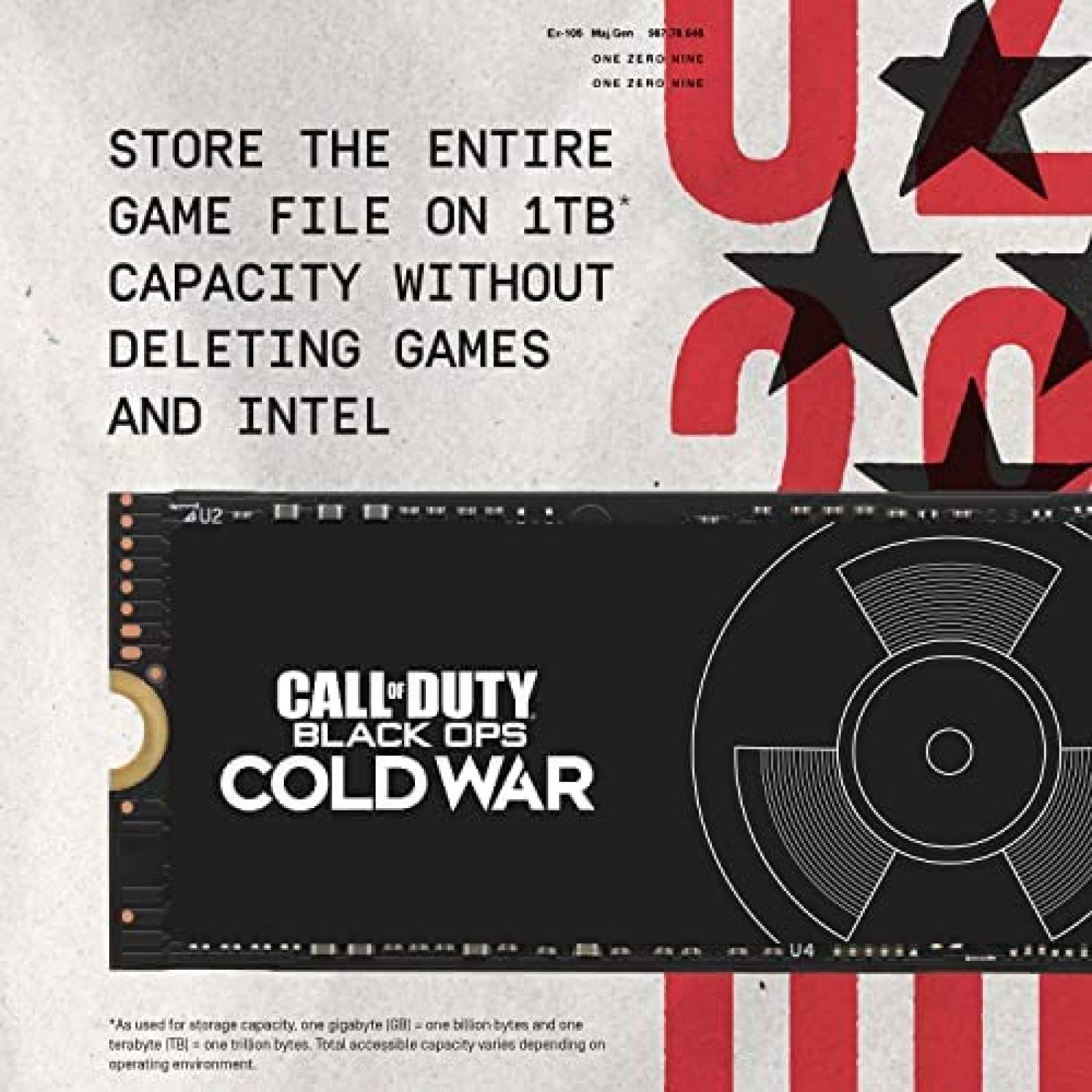 Disco SSD M.2 WD Black SN850 1TB NVMe PCIe Gen4 COD Back Ops