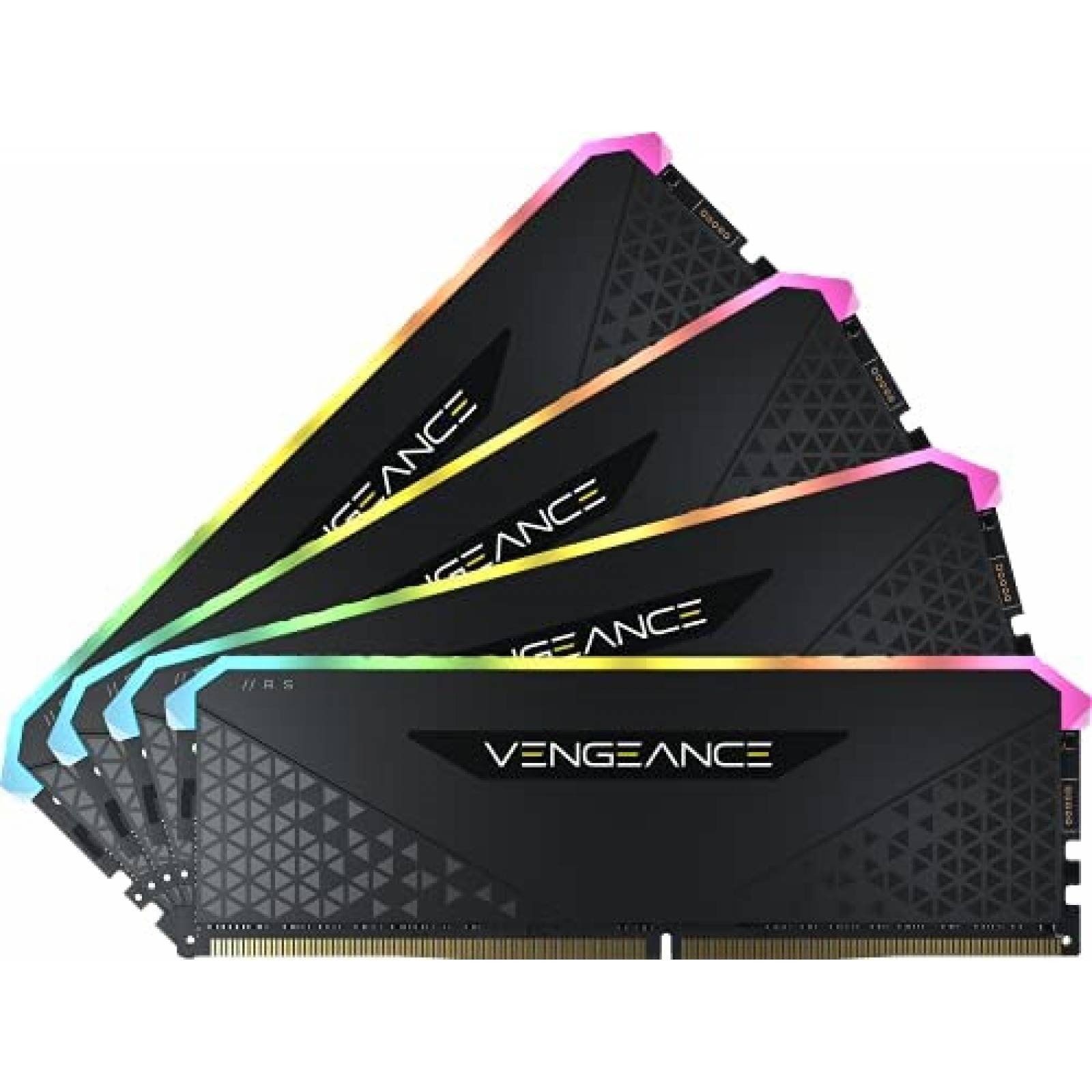 Kit de 4 Memoria RAM Corsair Vengeance RGB 4x16GB -Negro