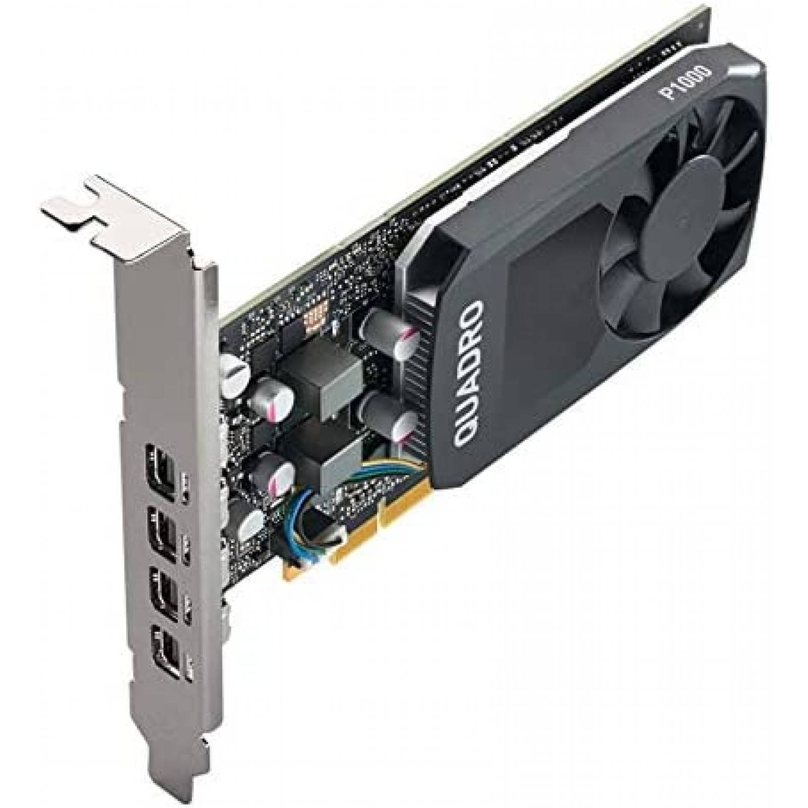 Tarjeta Grafica PNY QUADRO P1000 de 4GB GDDR5 -Negro