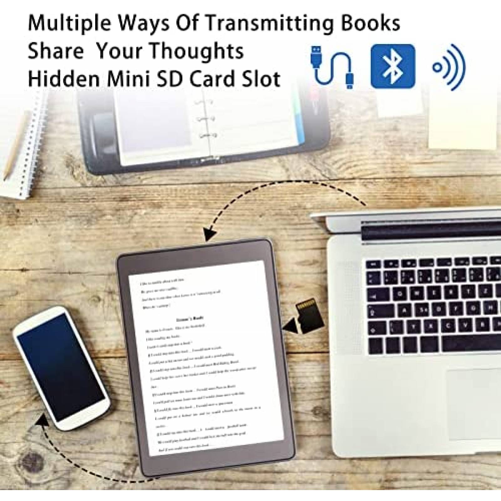 Lector Electronico Meebook 7.8'' 3GB Expandible + Lapiz -N