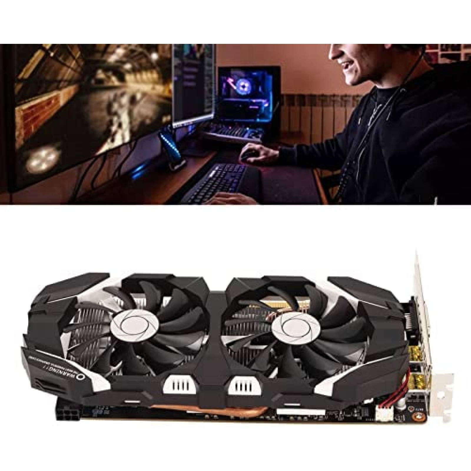 Tarjeta Grafica Zunate GTX1060 GDDR5 6 GB PCIE HDMI DVI DP