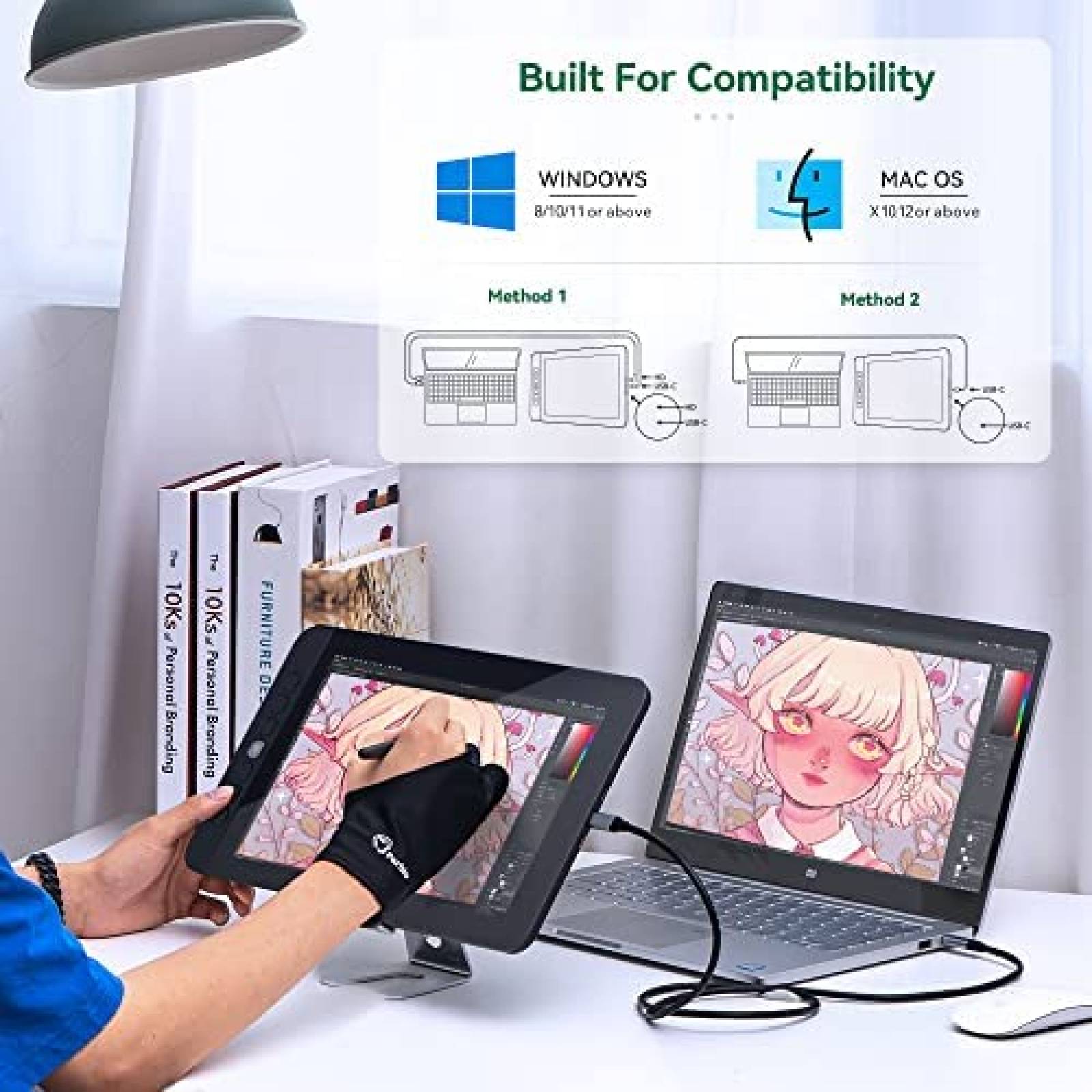 Tableta Grafica con Pantalla Parblo Coast 10 11.6" FHD 8192