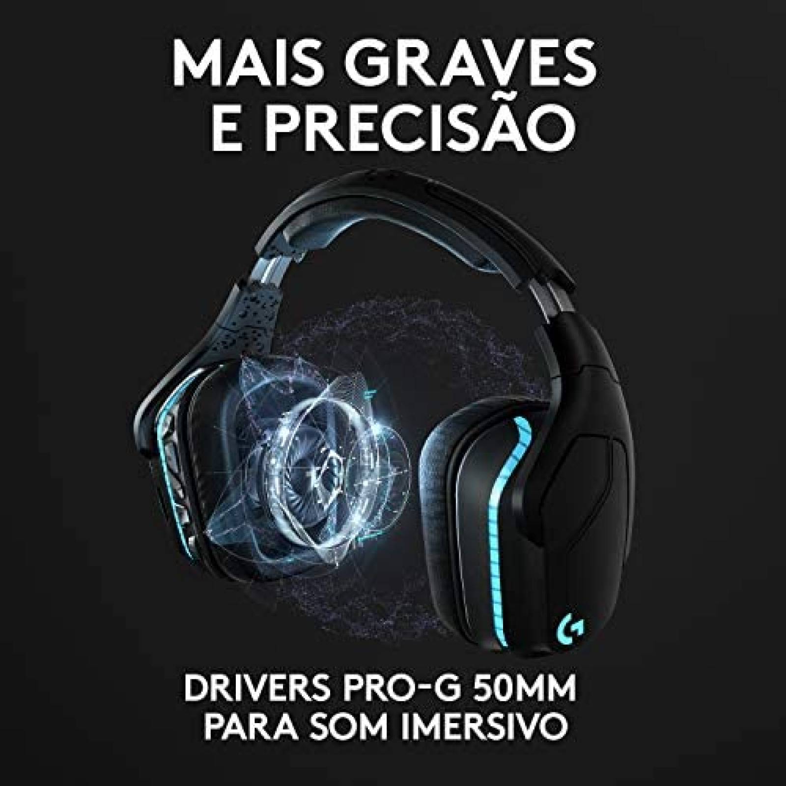 Audifonos Gamer Logitech G935 Inalam 7.1 + Mouse G Pro -Az