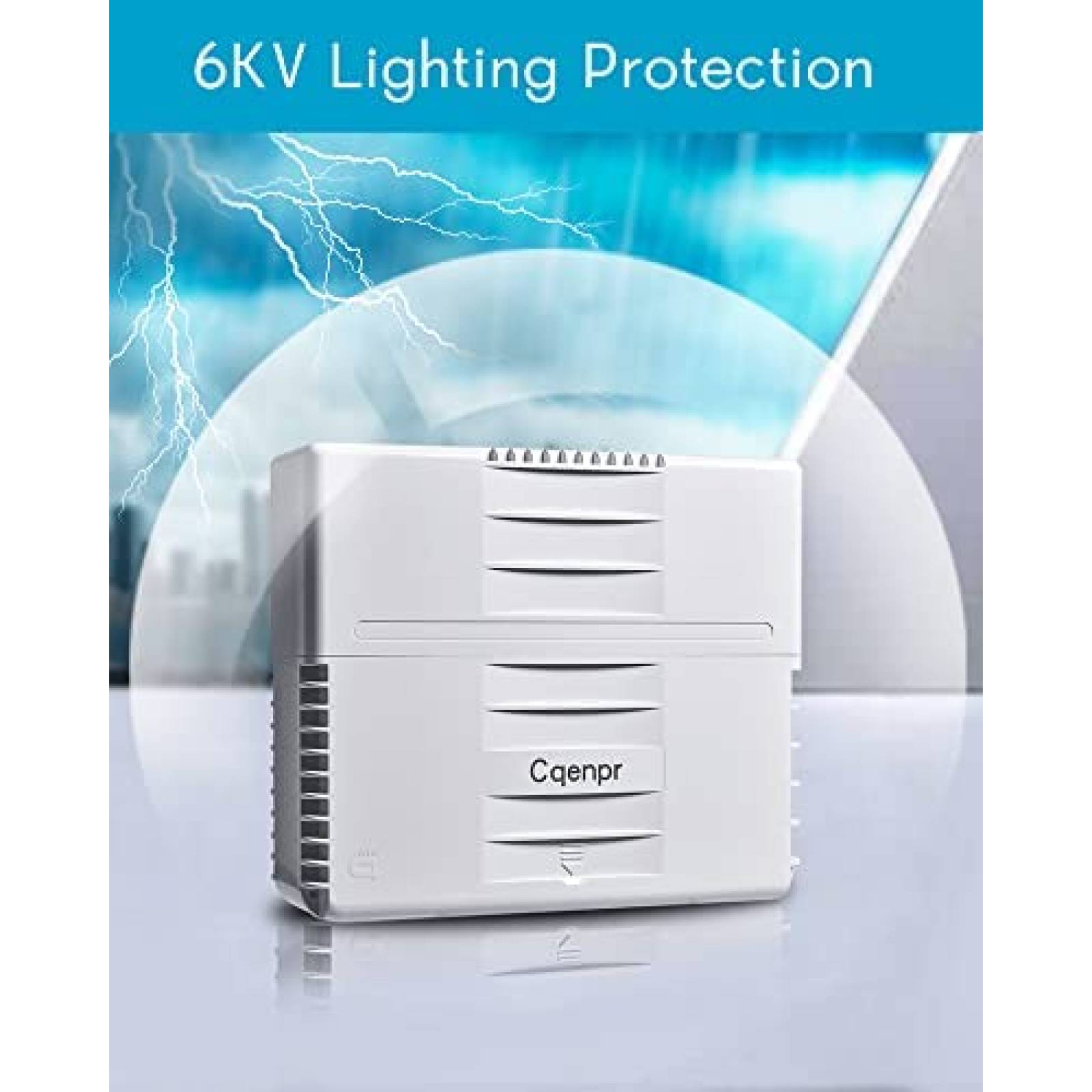 Switch Cqenpr Exterior 8 Puertos Poe+2G Uplink+1SFP Slot,