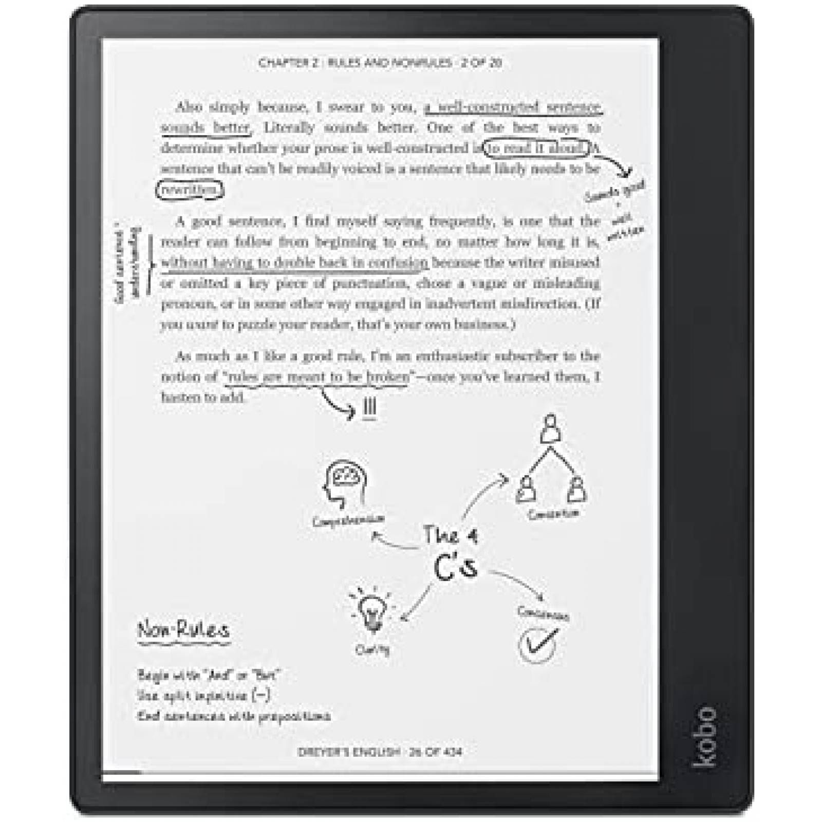 Lector Electronico Kobo Elipsa Pack 10.3'' 32GB + Lapiz -N