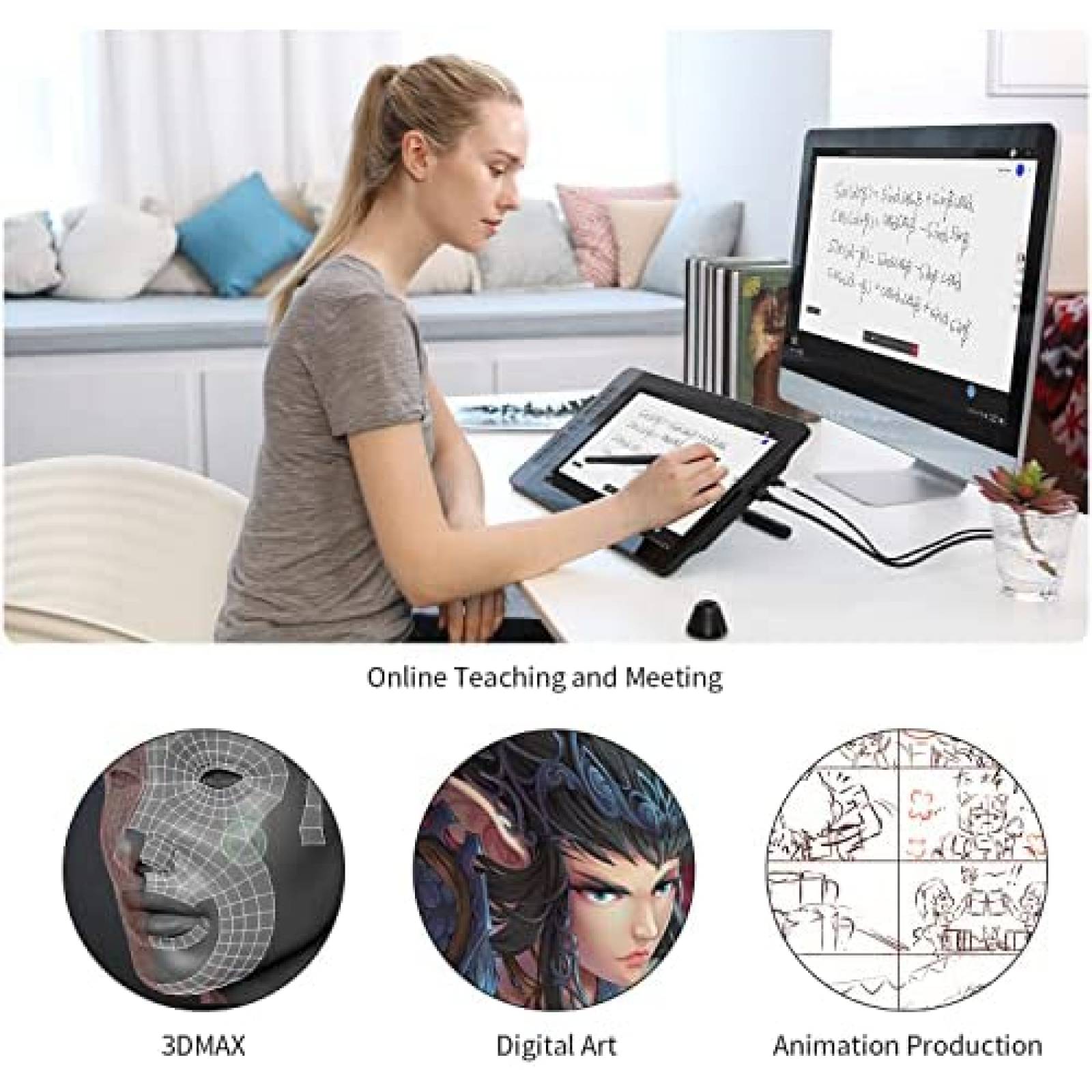 Tablet Grafica GAOMON PD1560 15.6" 1920 x 1080 USB HDMI