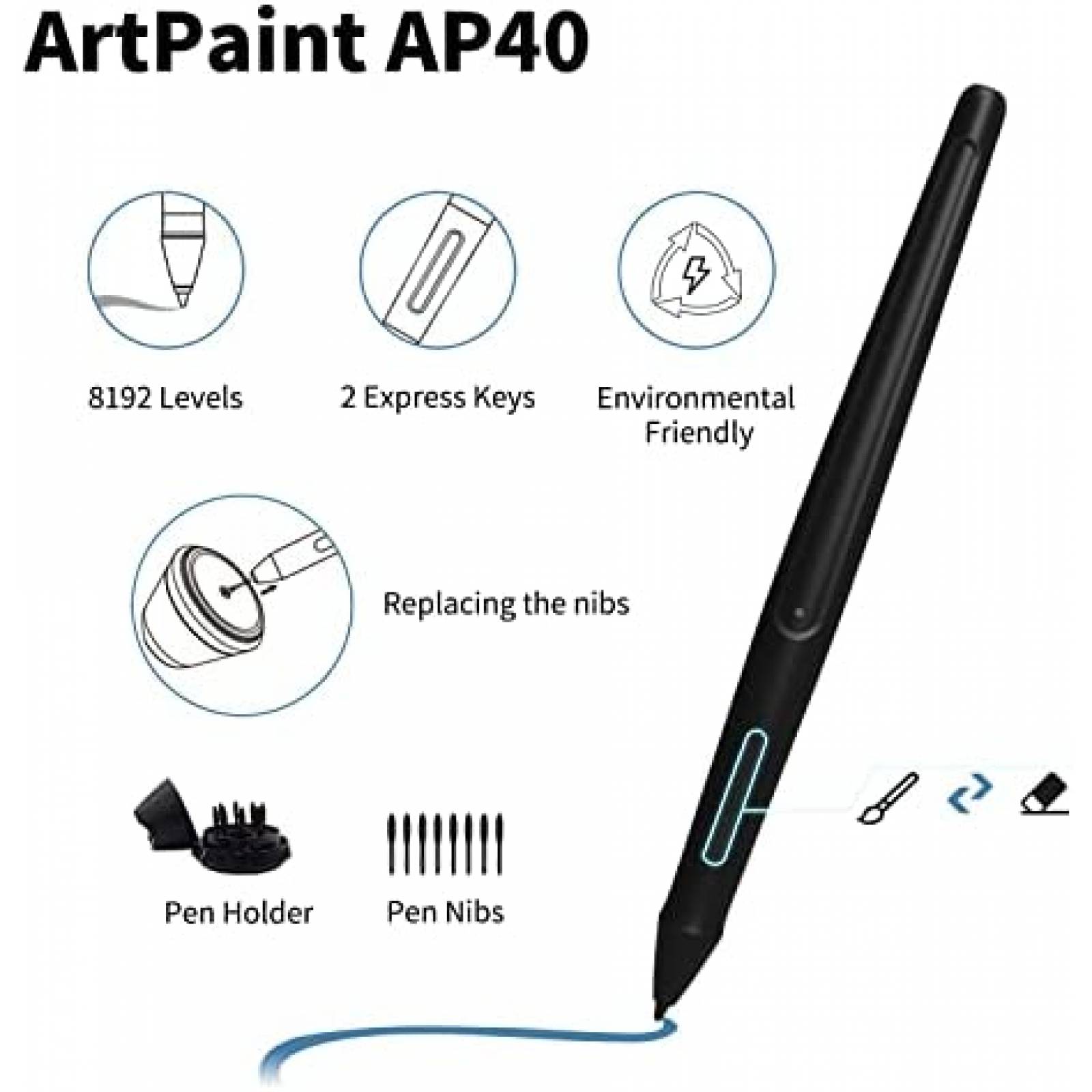 Tablet Grafica GAOMON PD1560 15.6" 1920 x 1080 USB HDMI