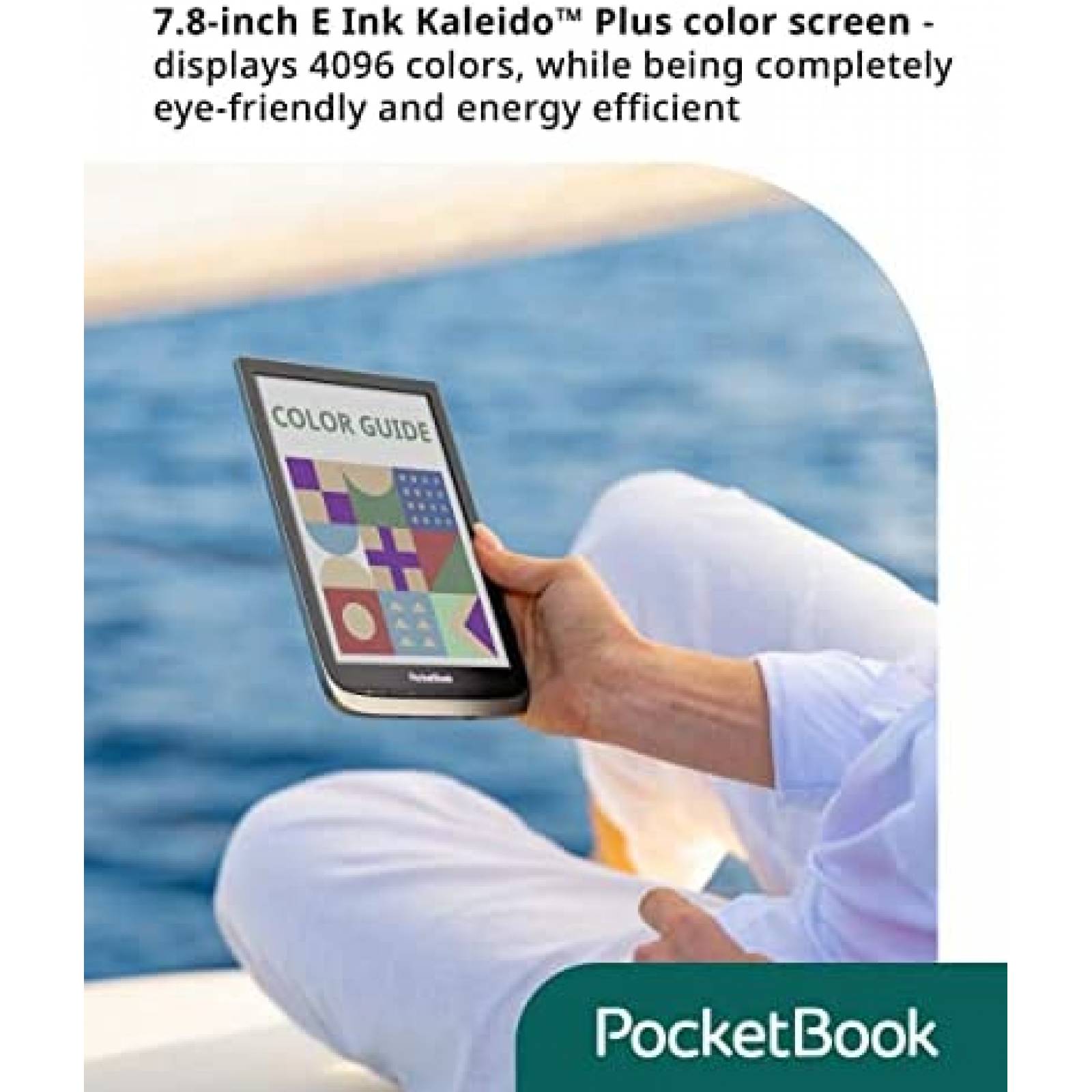 Lector Electronico Pocketbook InkPad Color 7.8'' 16GB -Negro