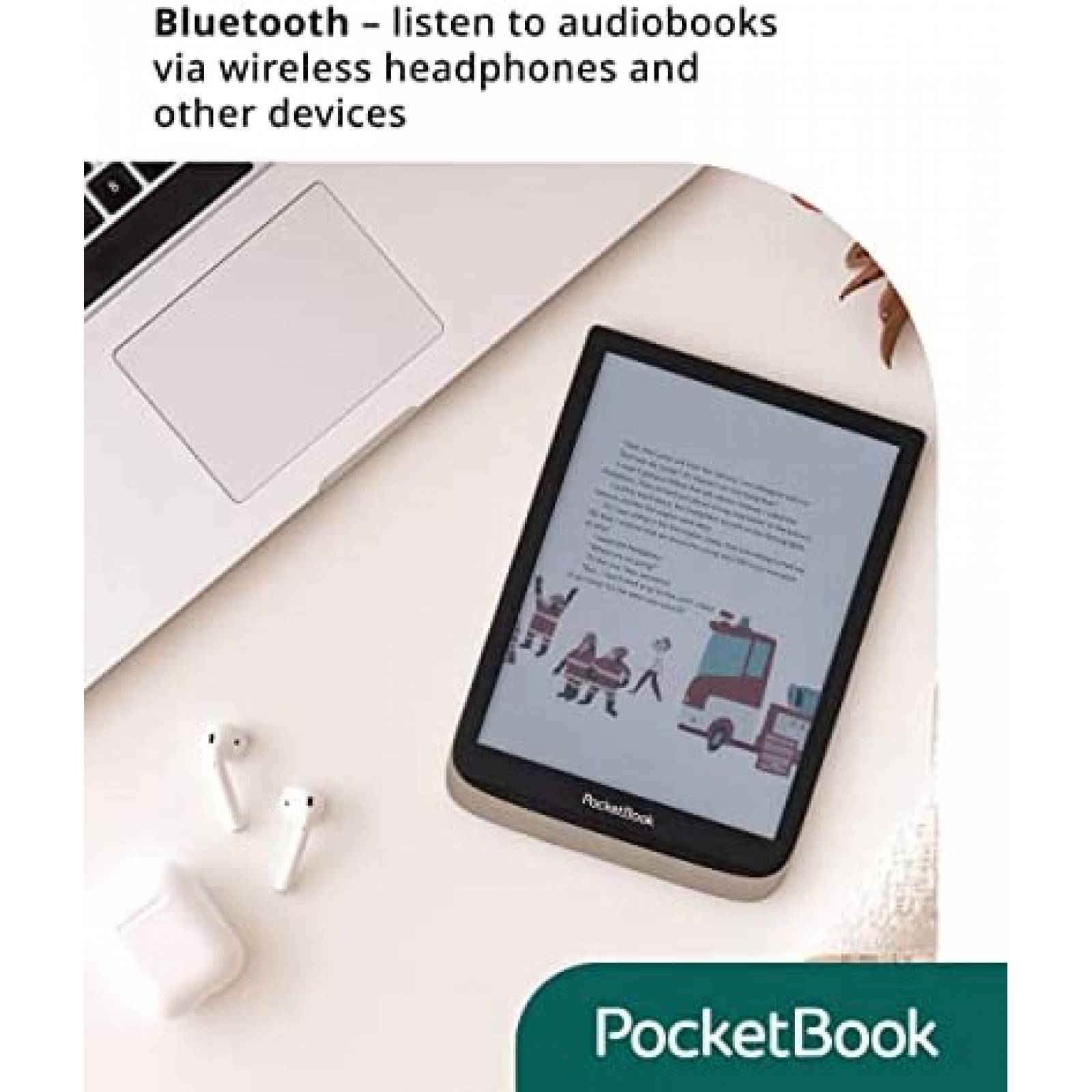 Lector Electronico Pocketbook InkPad Color 7.8'' 16GB -Negro