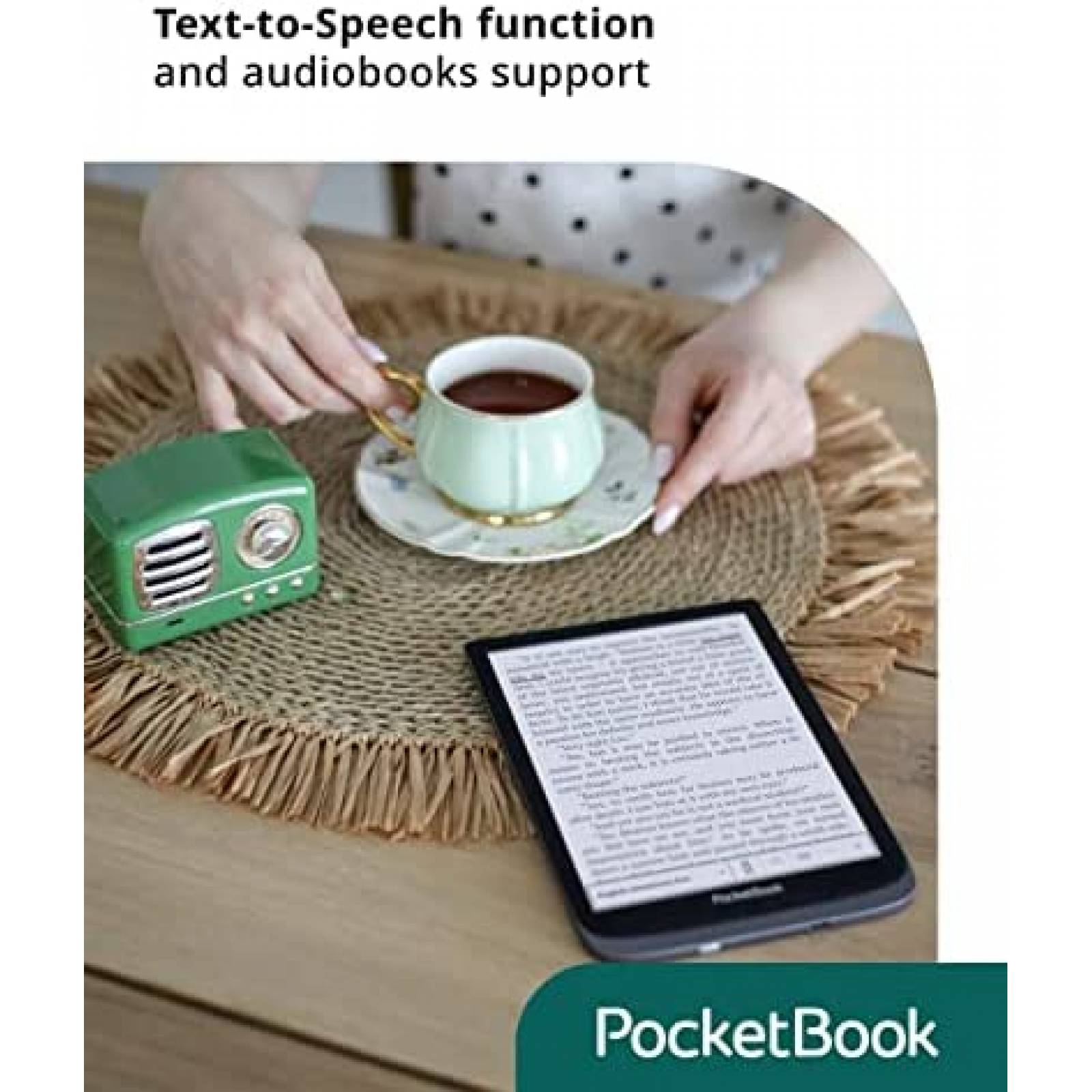 Lector Electronico Pocketbook InkPad Color 7.8'' 16GB -Negro