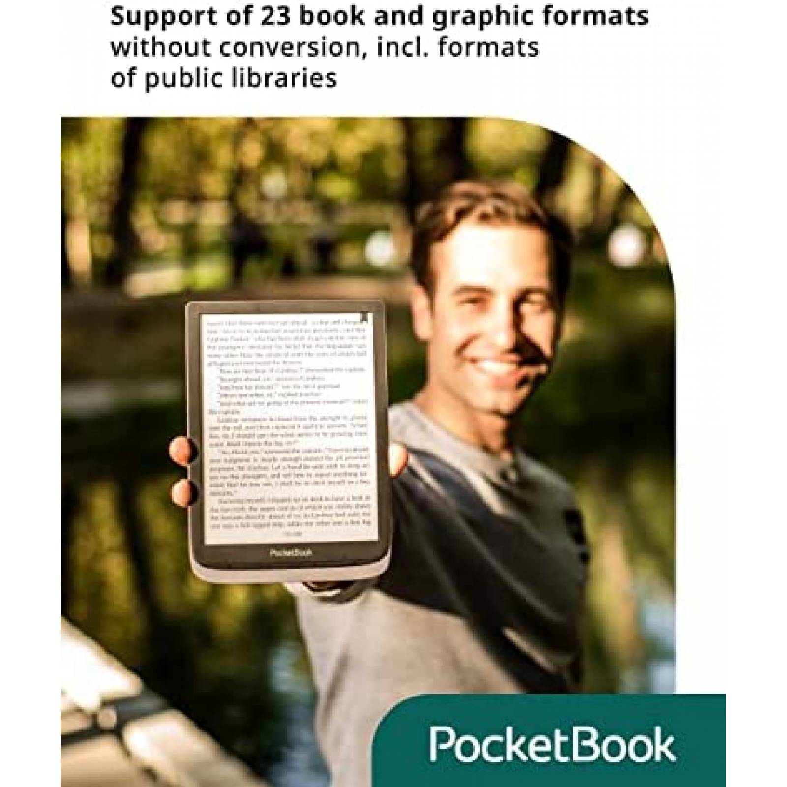 Lector Electronico Pocketbook InkPad Color 7.8'' 16GB -Negro