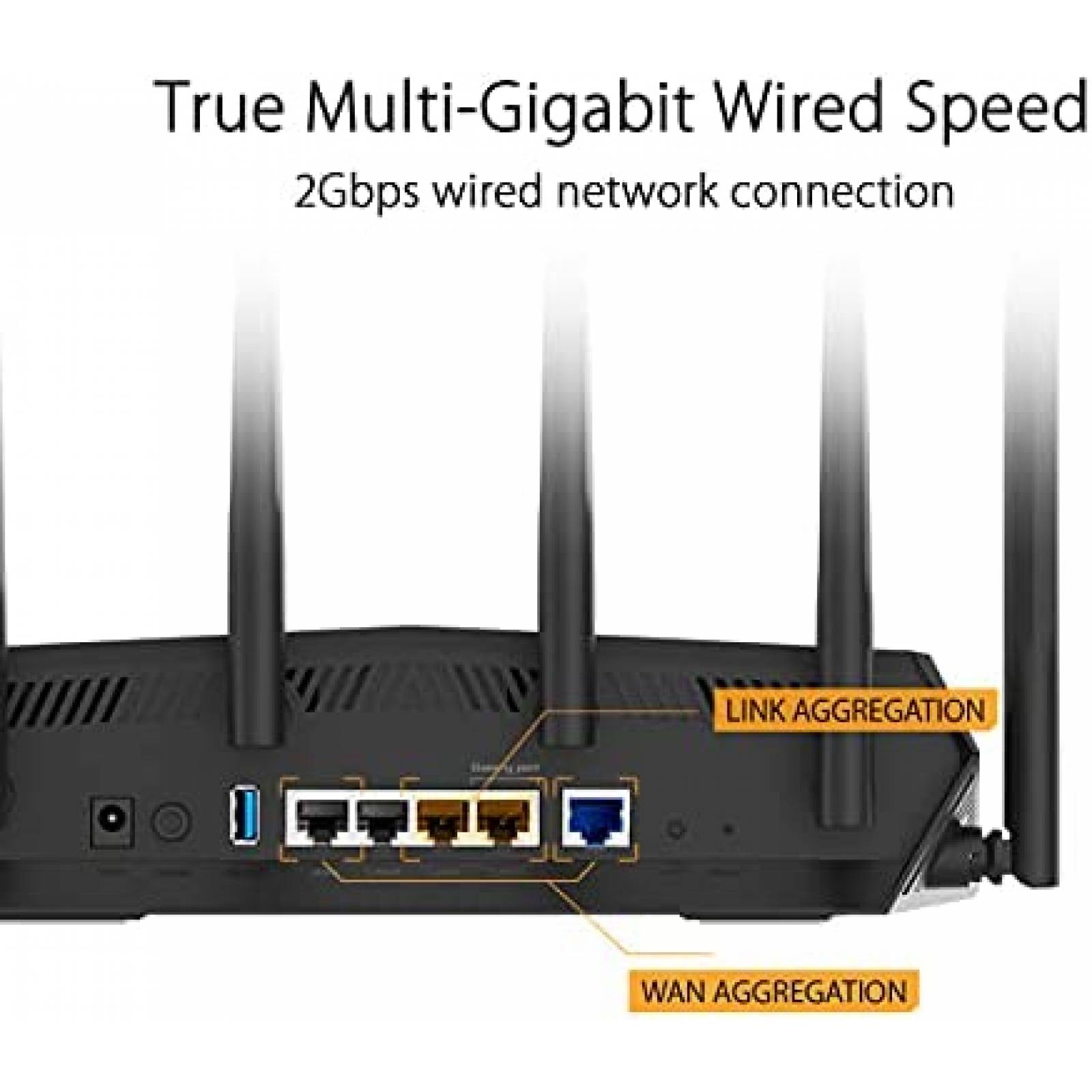 Router Asus TUF-AX5400 Gaming Dual-band WiFi 6 -Negro