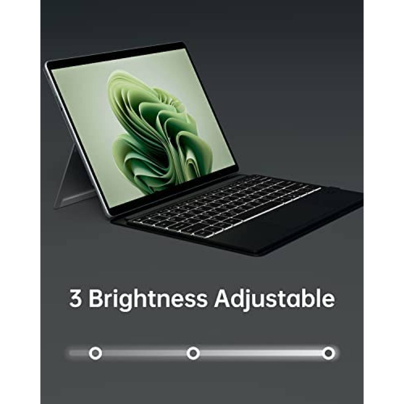 Teclado UOGIC Para Surface Pro 9 Inalambrico -Negro