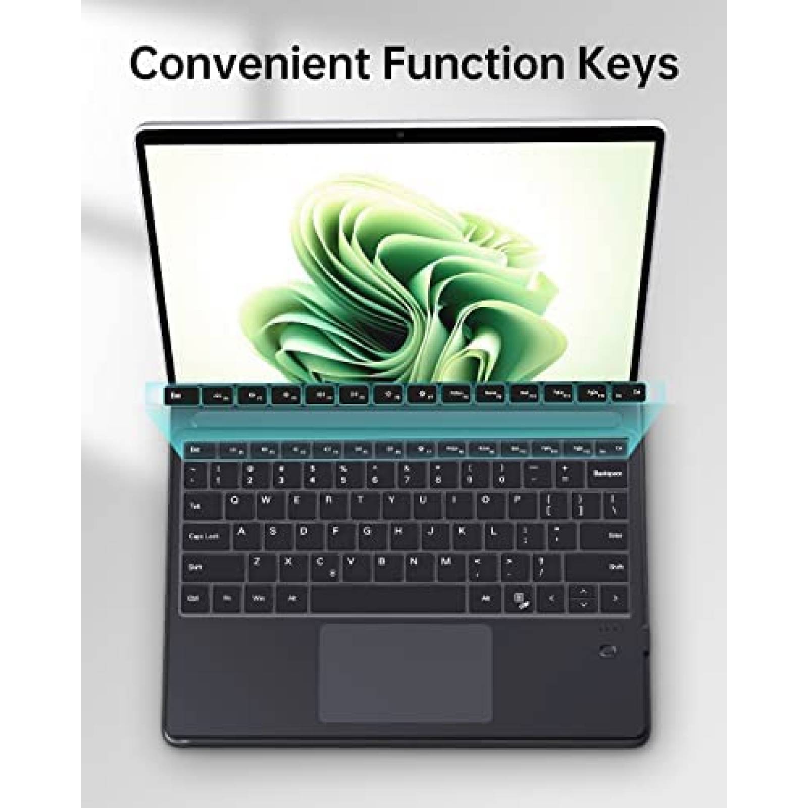 Teclado UOGIC Para Surface Pro 9 Inalambrico -Negro