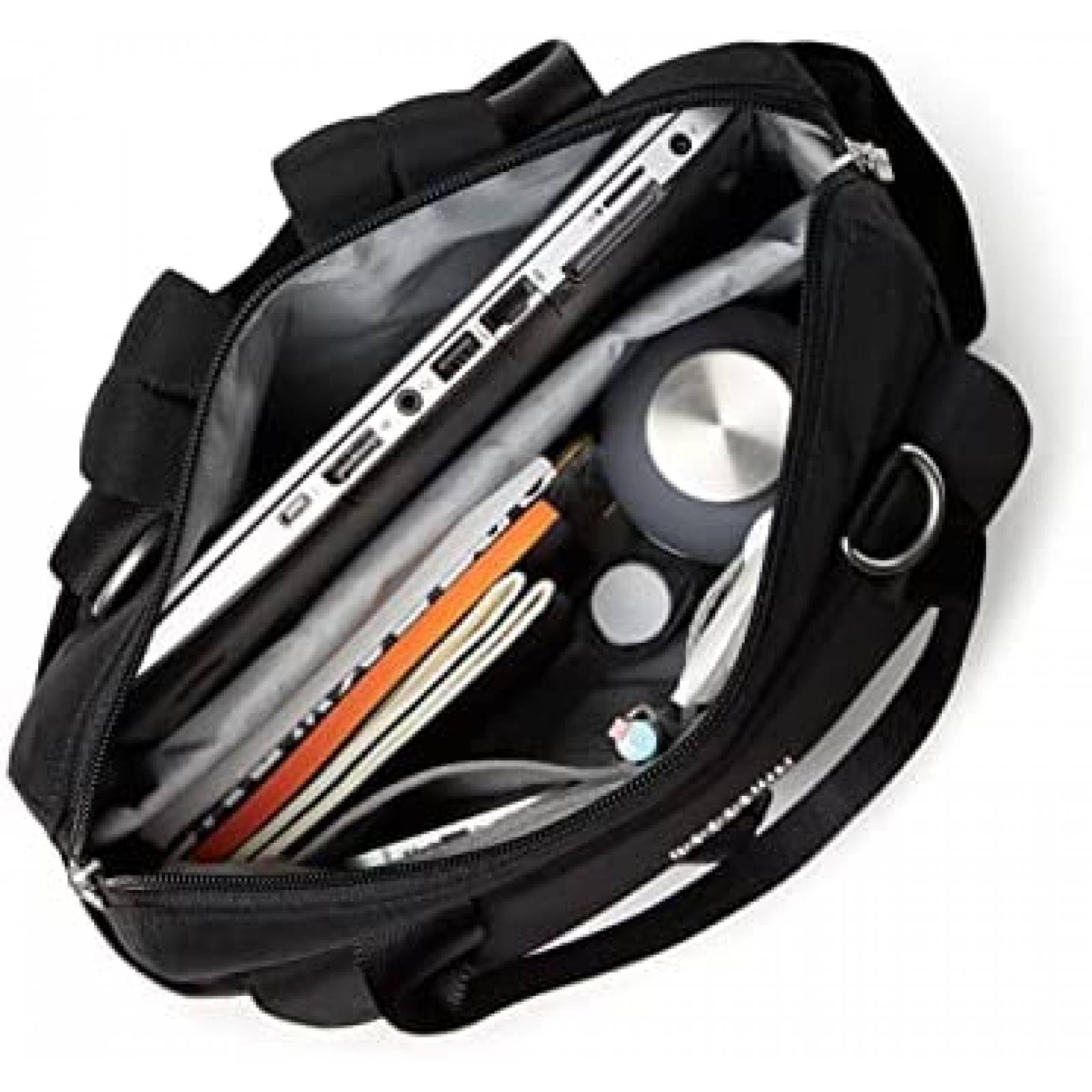 Mochila Para Laptop Baggallini 100% Nailon Correas -Negro