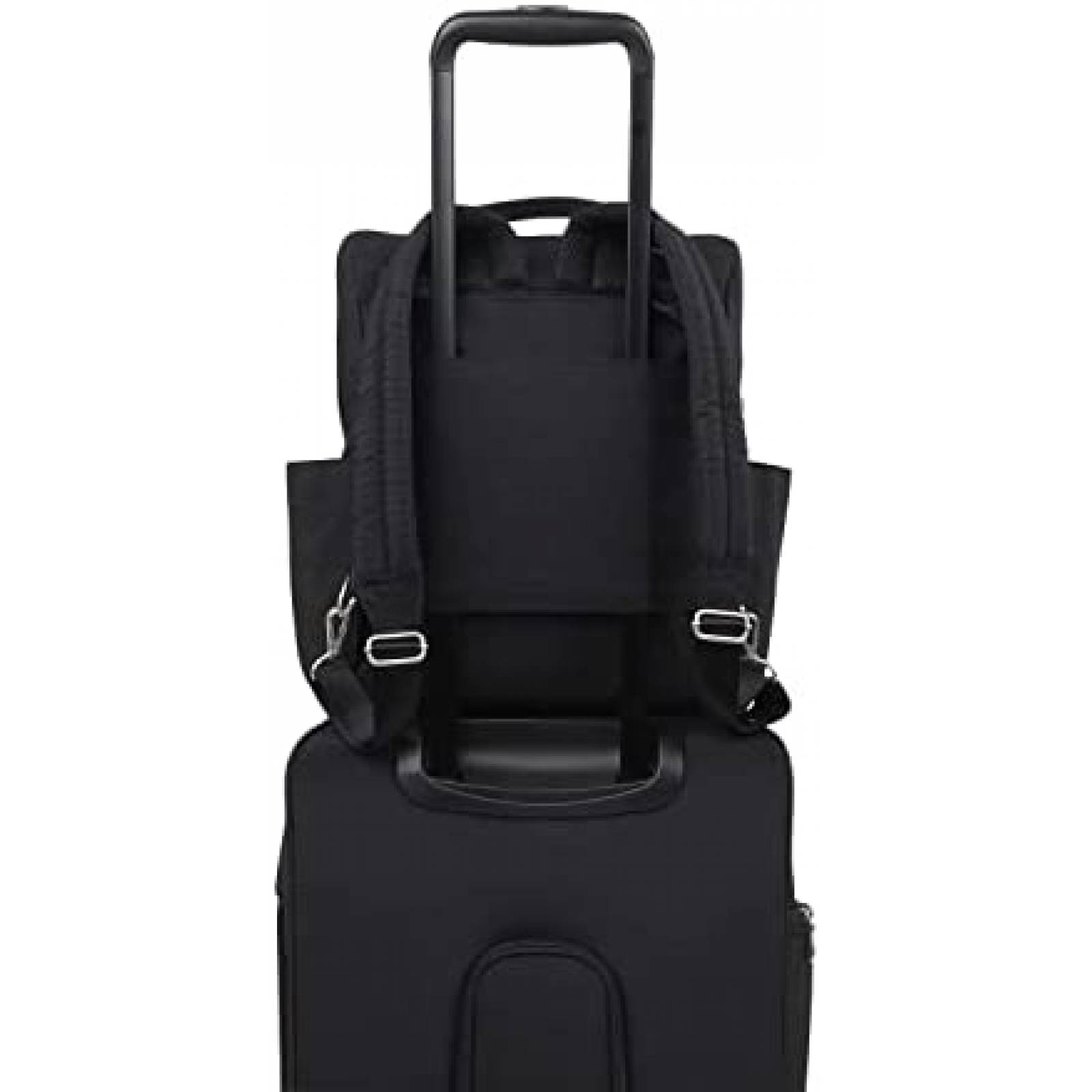 Mochila Para Laptop Baggallini 100% Nailon Correas -Negro