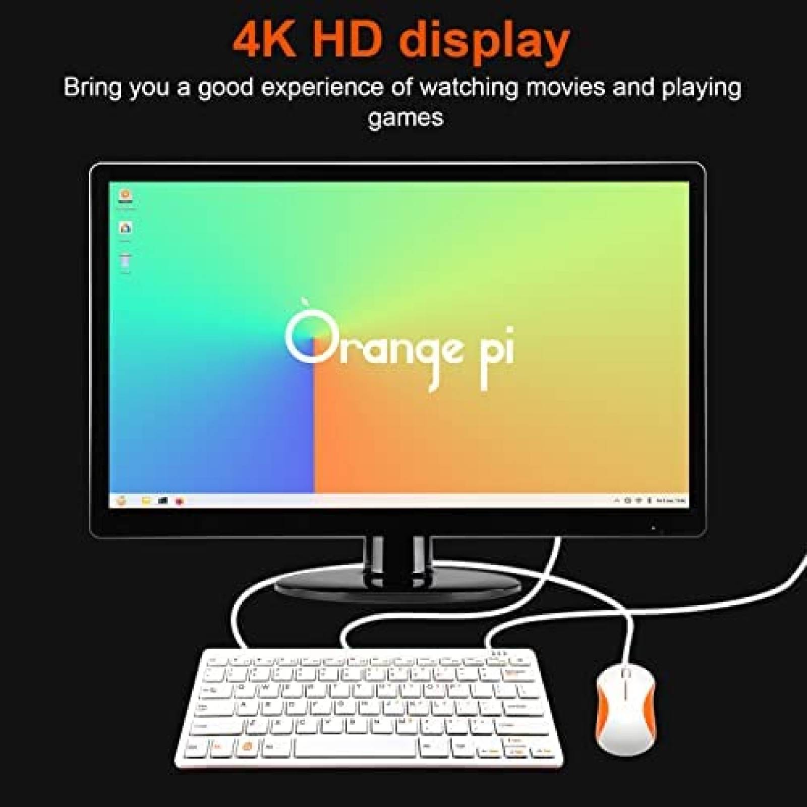 Kit Computadora Con Teclado Orange Pi Bluetooh Con 64GB EMMC