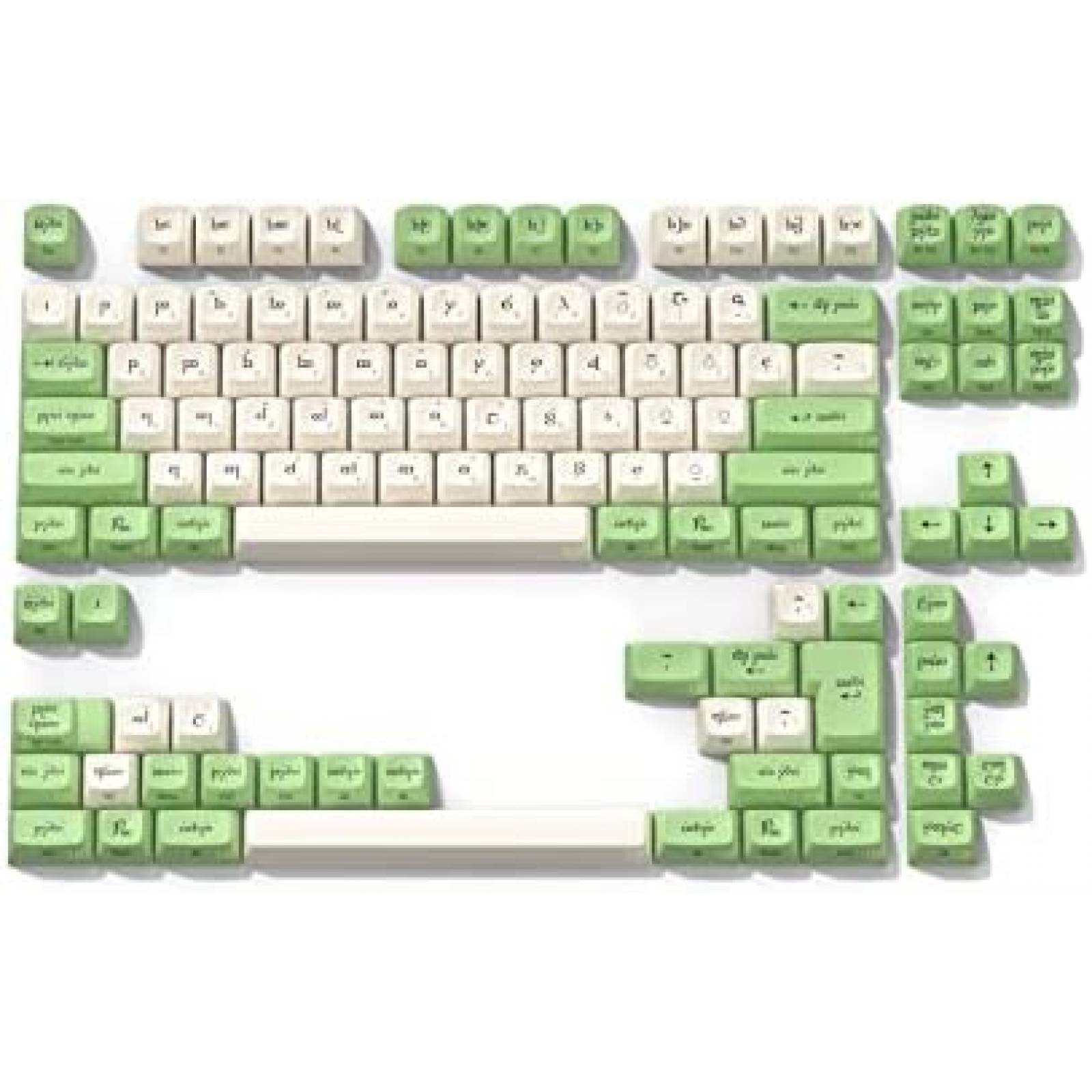 Teclado DROP MT3 Cherry MX LOTR Ergonomico -Verde