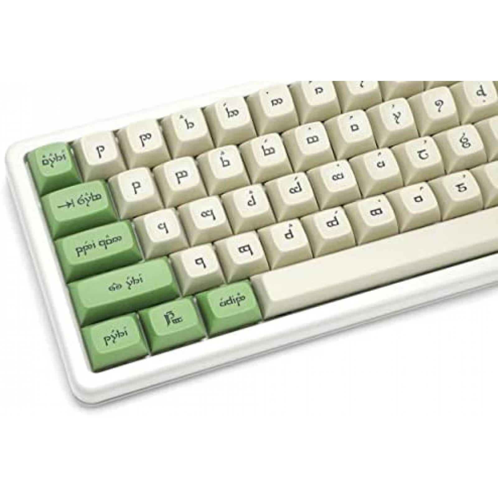 Teclado DROP MT3 Cherry MX LOTR Ergonomico -Verde
