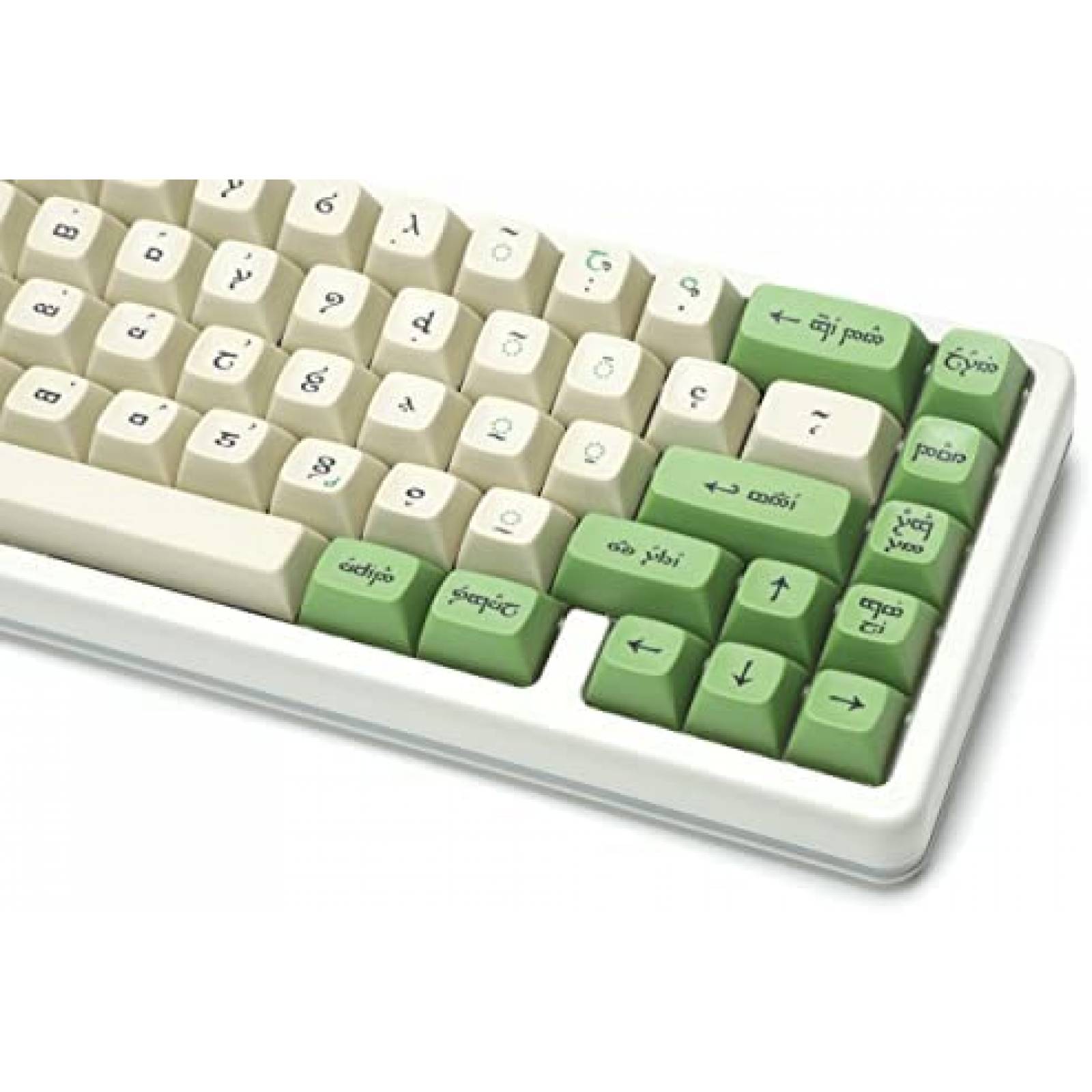 Teclado DROP MT3 Cherry MX LOTR Ergonomico -Verde