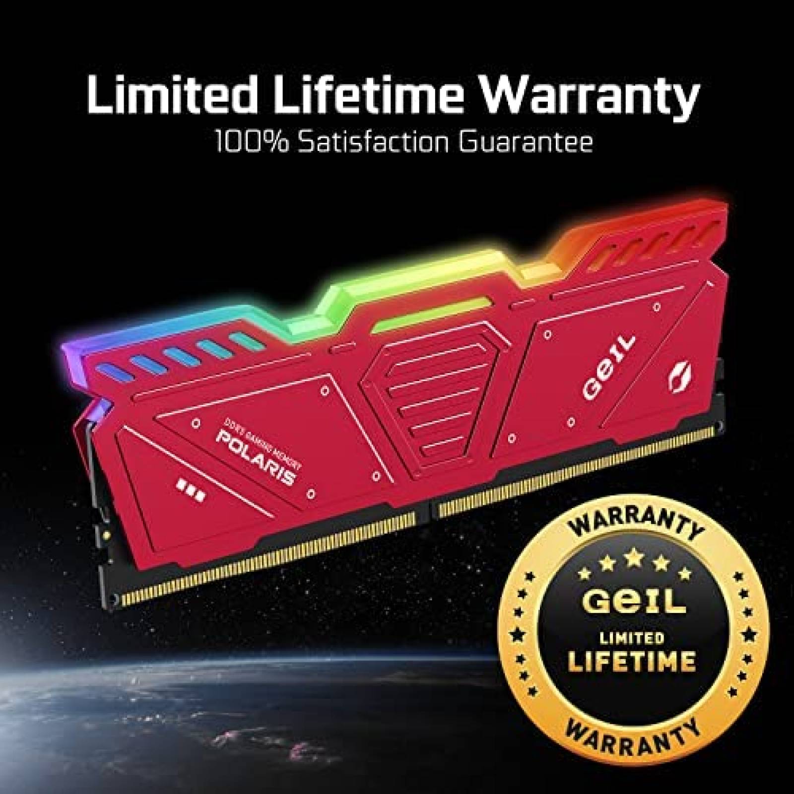 Memoria RAM GeiL 32 GB (2 X 16 GB) DDR5 SODIMM -Rojo