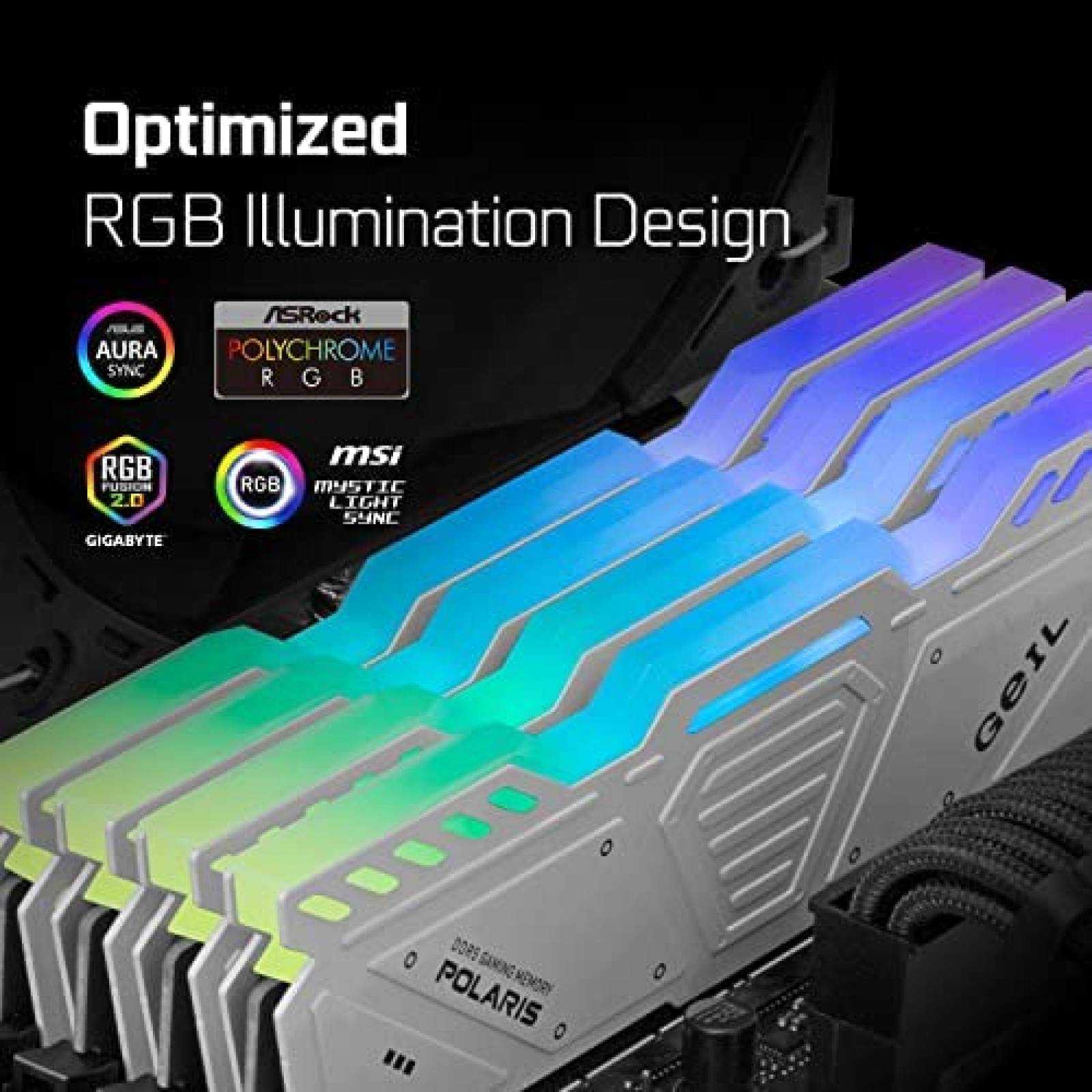 Memoria RAM GeiL 32 GB (2 X 16 GB) DDR5 SODIMM Blanco