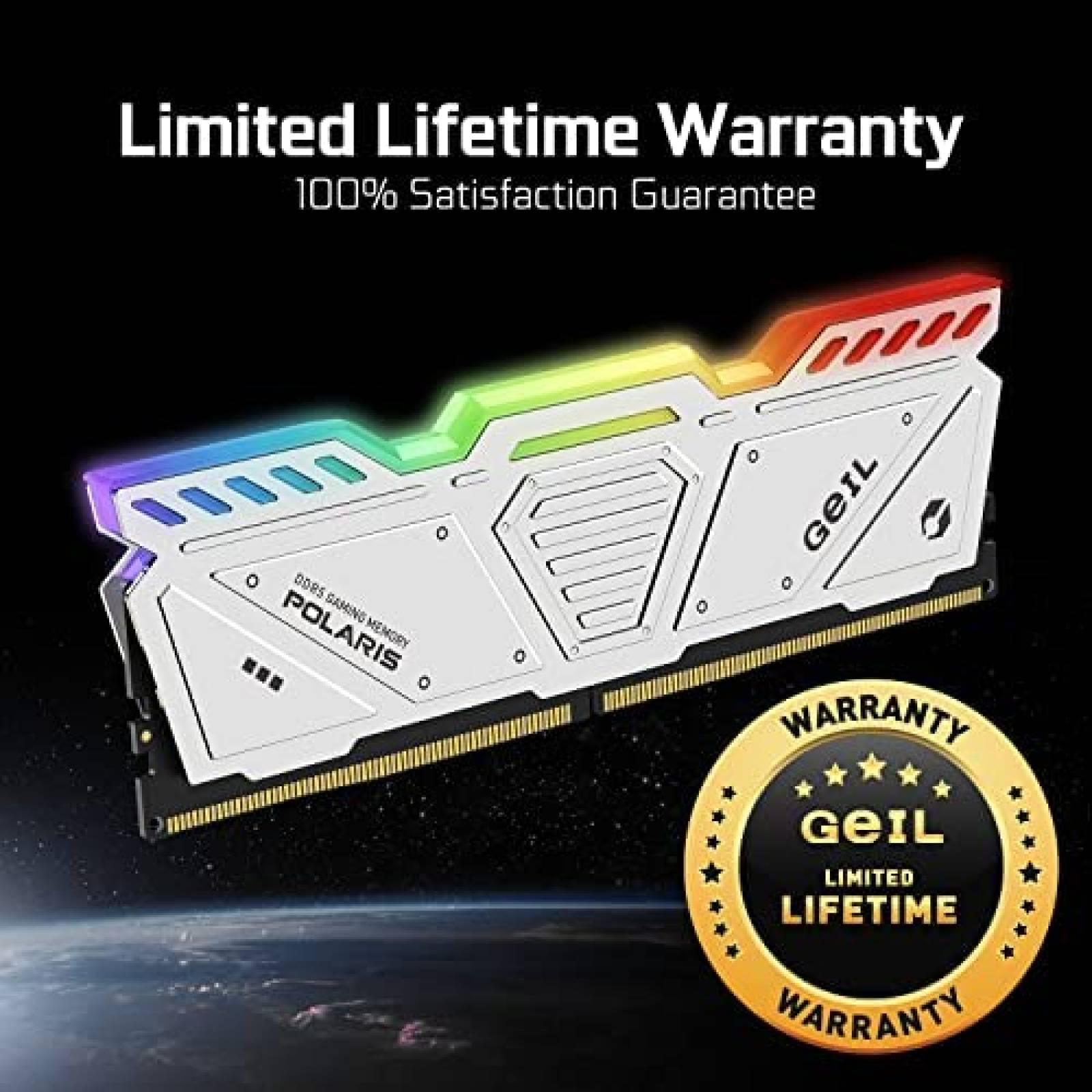 Memoria RAM GeiL 32 GB (2 X 16 GB) DDR5 SODIMM Blanco