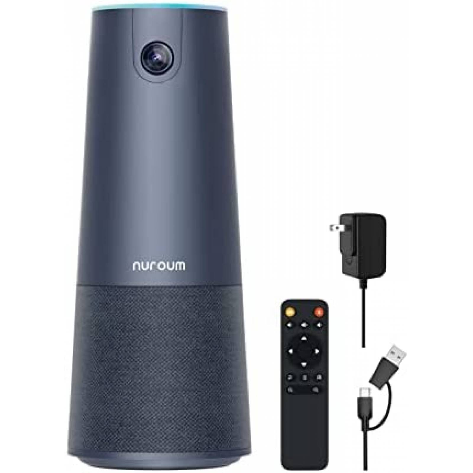 Webcam NUROUM Zoom optico 1080P Full HD USB -Negro