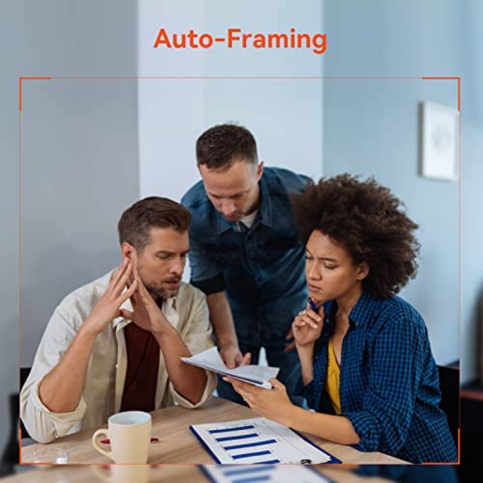 Webcam NUROUM Zoom optico 1080P Full HD USB -Negro