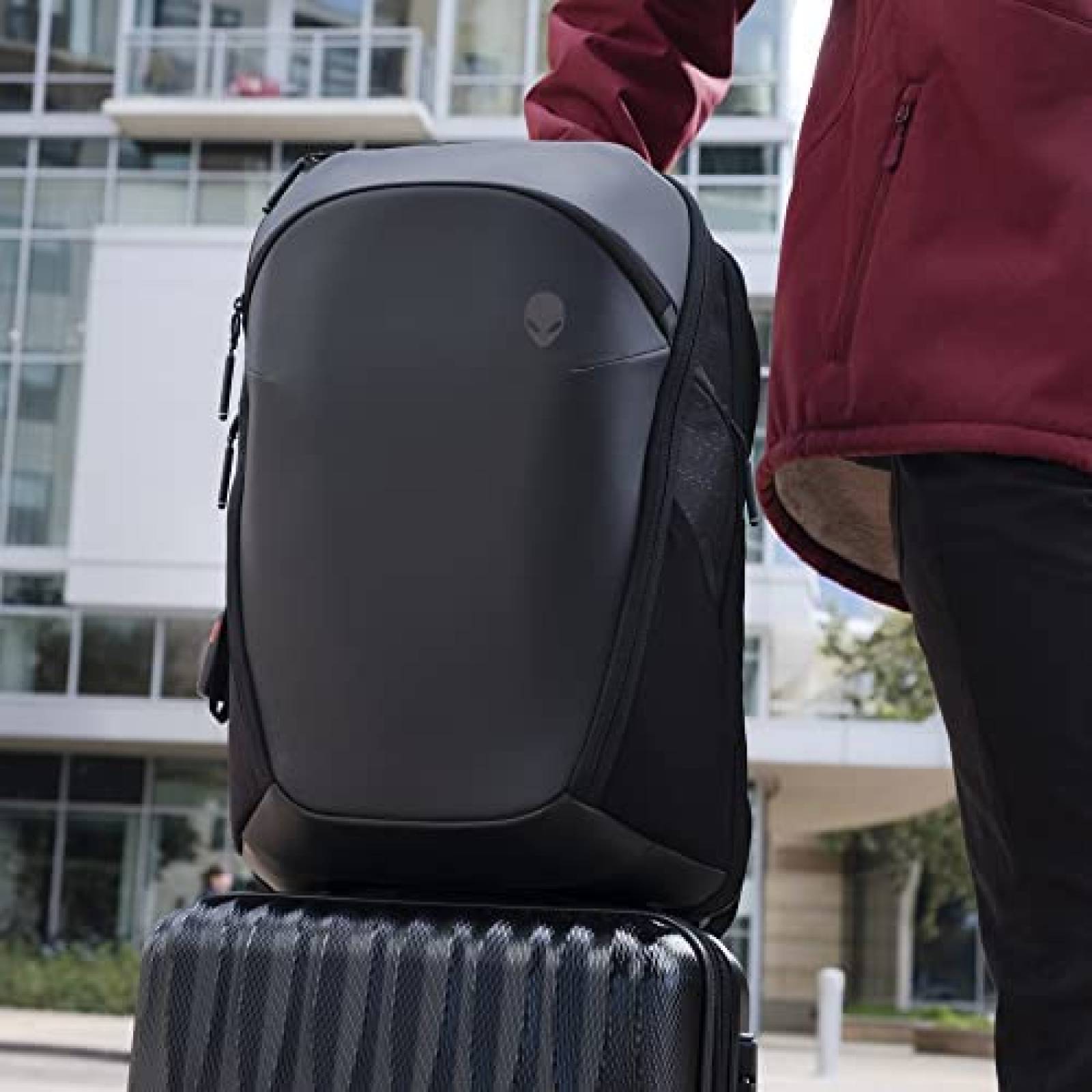 Mochila Alienware Para Laptop 17'' Unisex Resistente -Negro