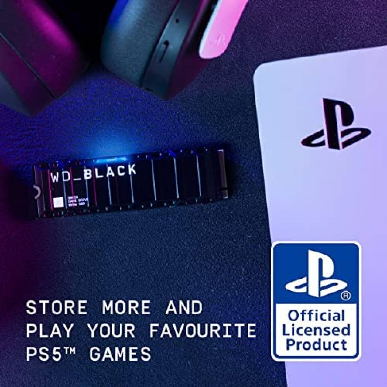 Disco Solido SSD WDBLACK SN850 2TB NVMe Gen4 PCIe para PS5