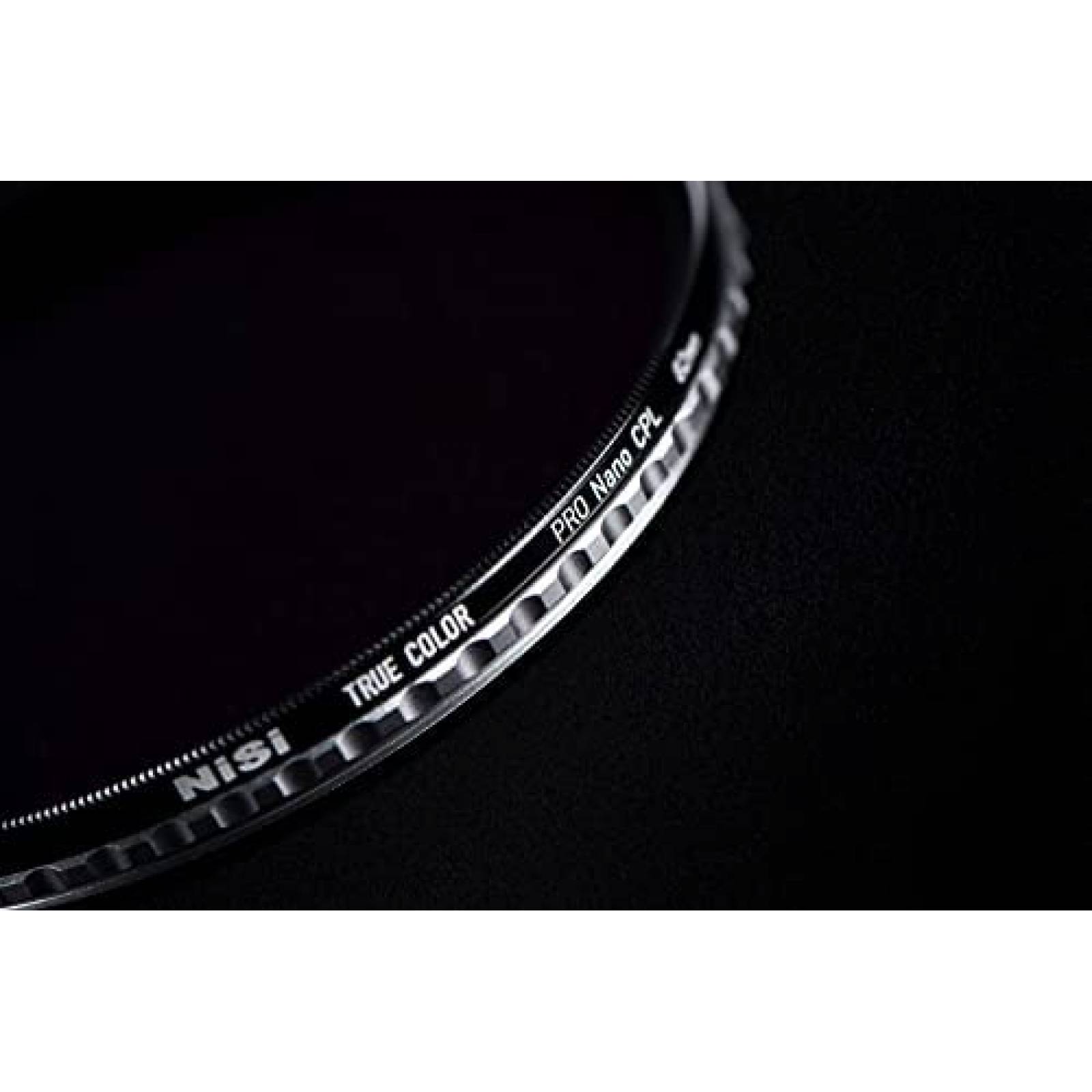 Filtro Polarizado para Camara NiSi CPL de 82mm -Negro