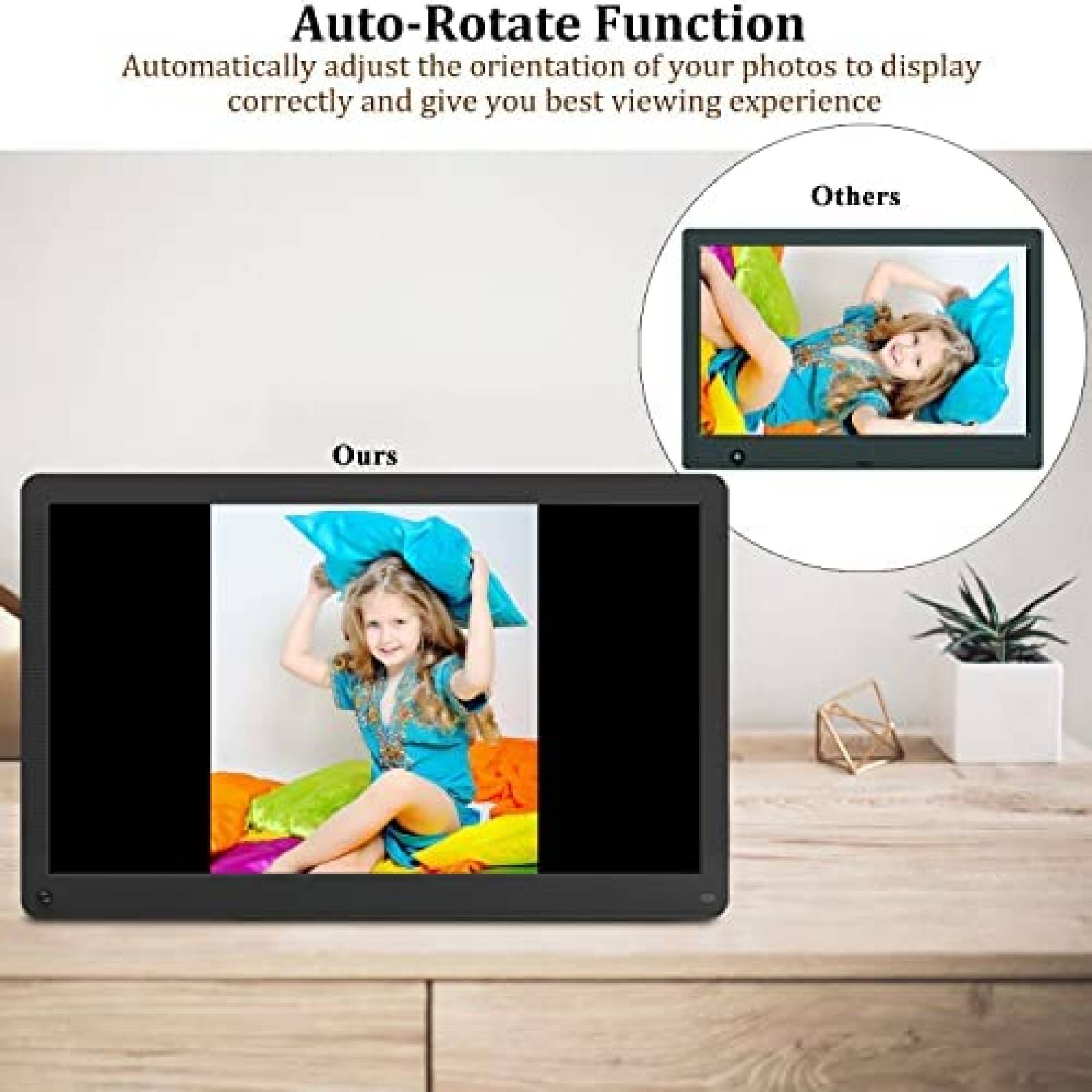 Portaretratos Digital ATATAT Touchscreen Wifi FHD -